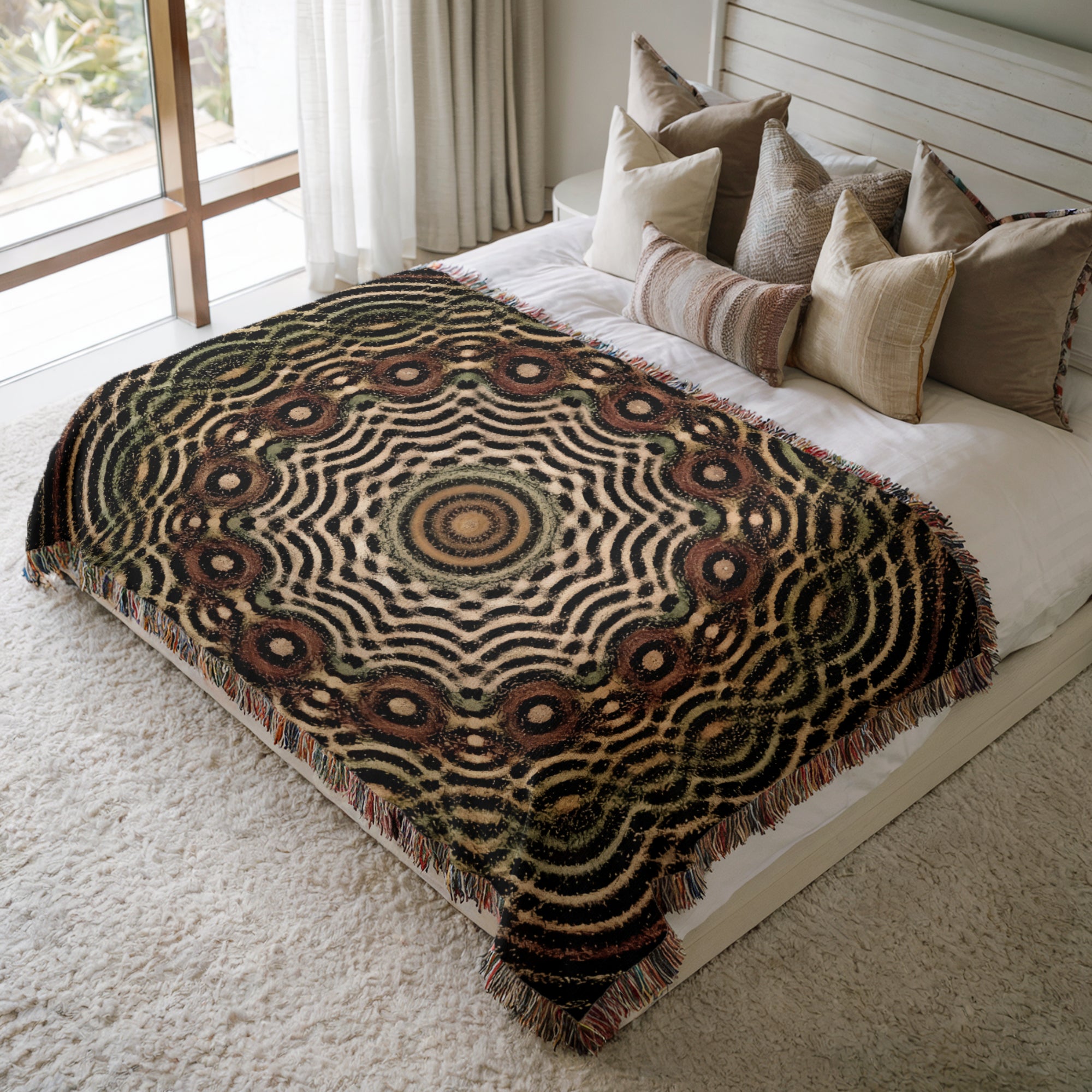 Cymatics No. 1 — Woven Blanket
