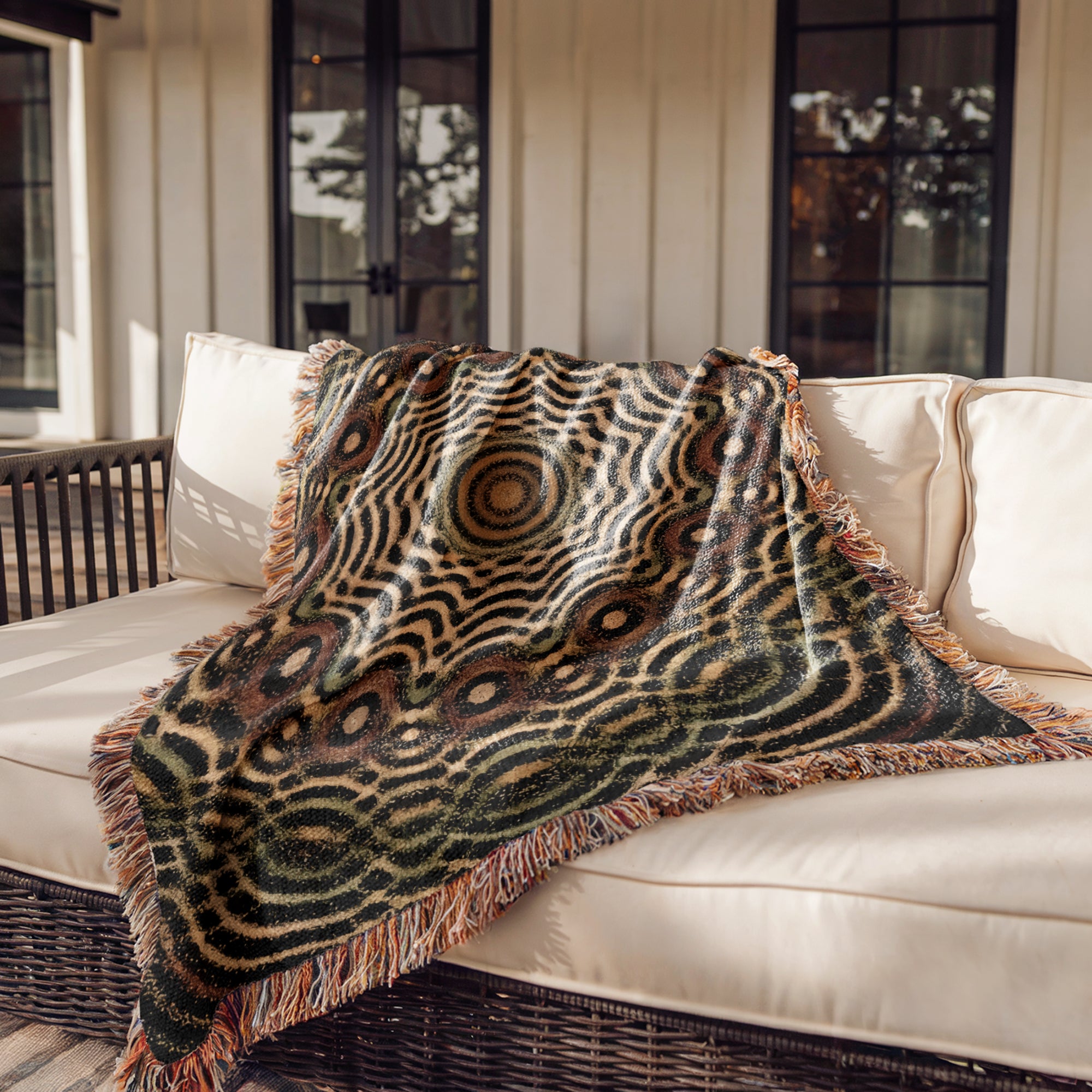 Cymatics No. 1 — Woven Blanket