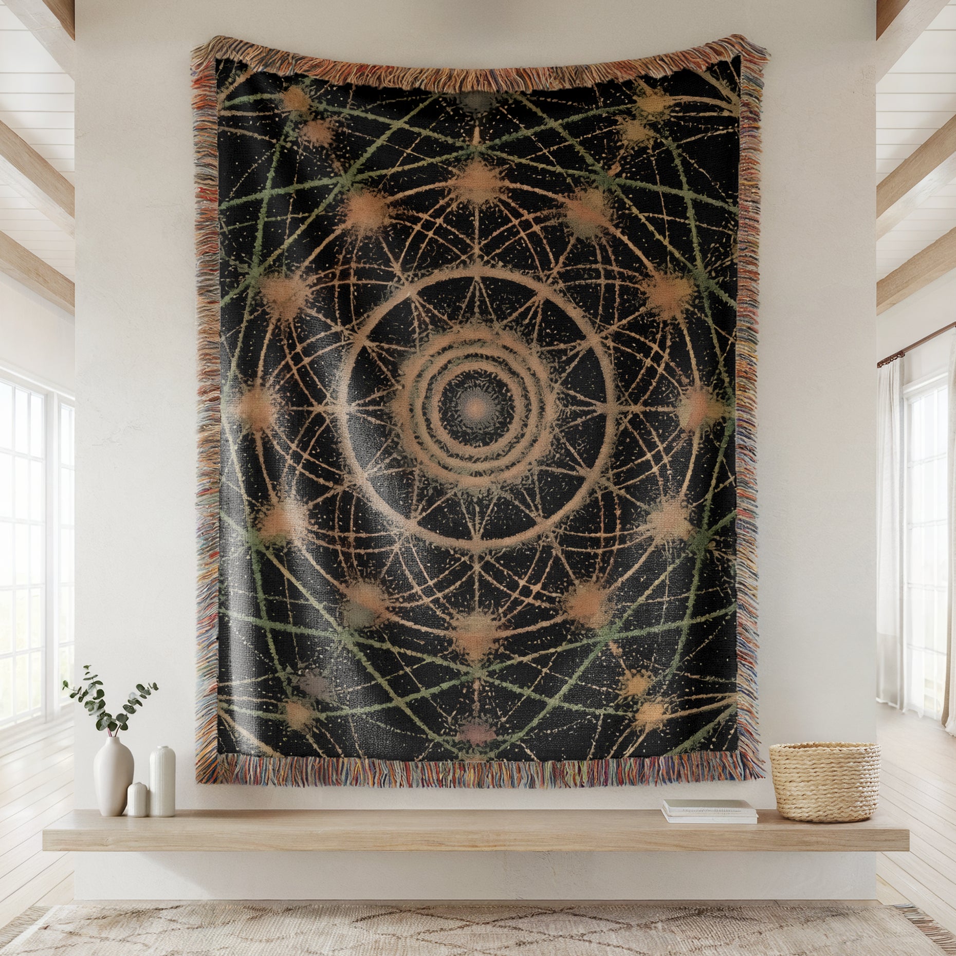 Cymatics No. 3 — Woven Blanket