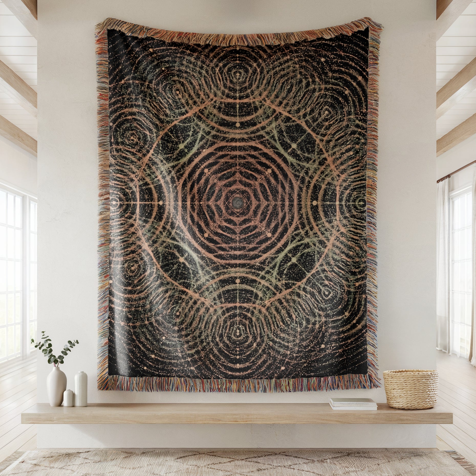 Cymatics No. 21 — Woven Blanket