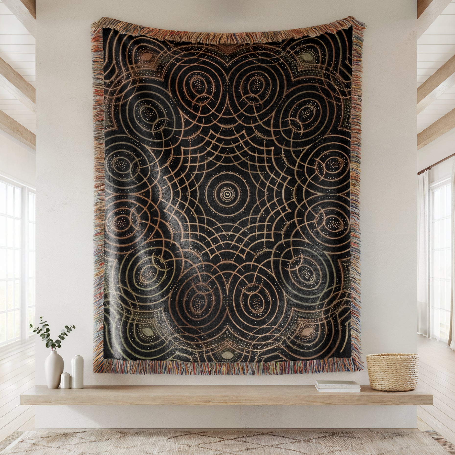 Cymatics No. 16 — Woven Blanket