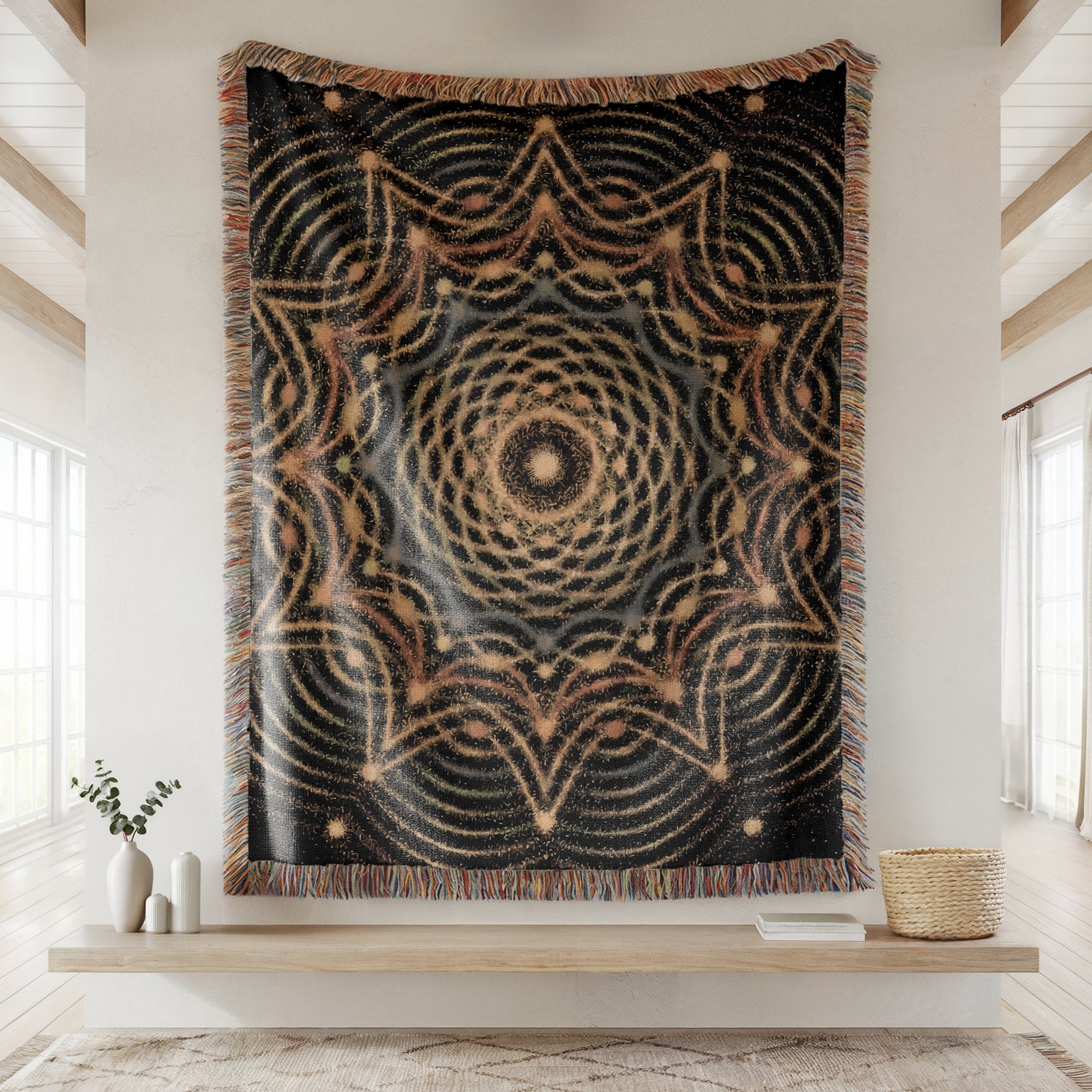 Cymatics No. 6 — Woven Blanket