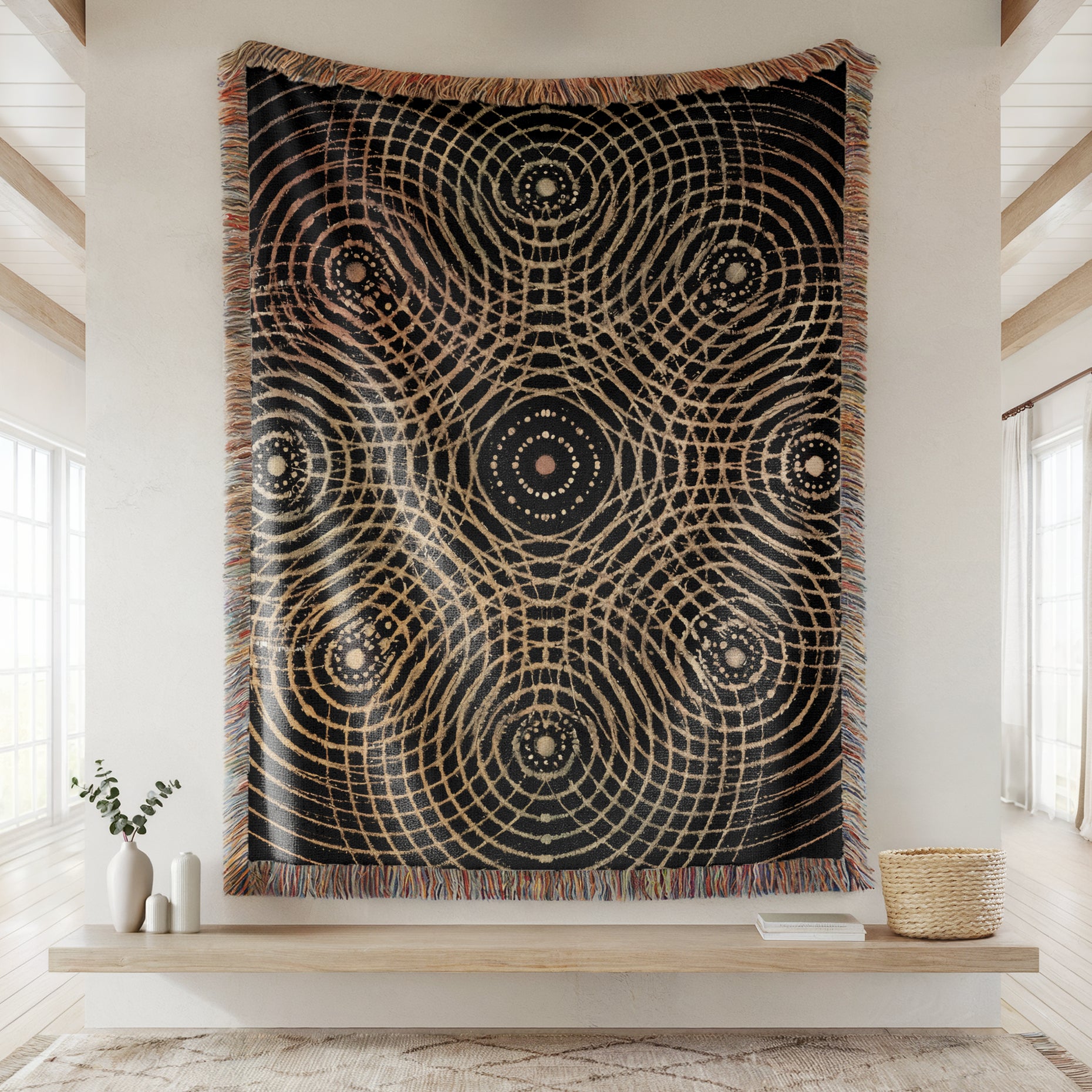 Cymatics No. 7 — Woven Blanket