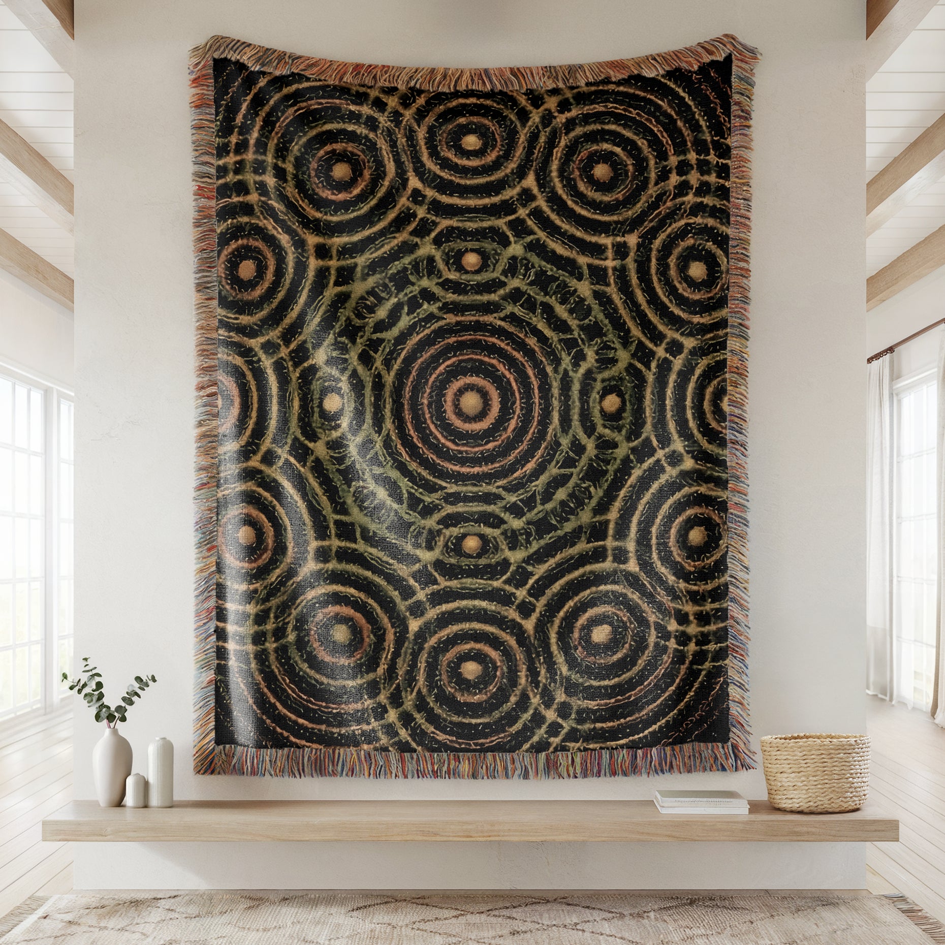 Cymatics No. 5 — Woven Blanket