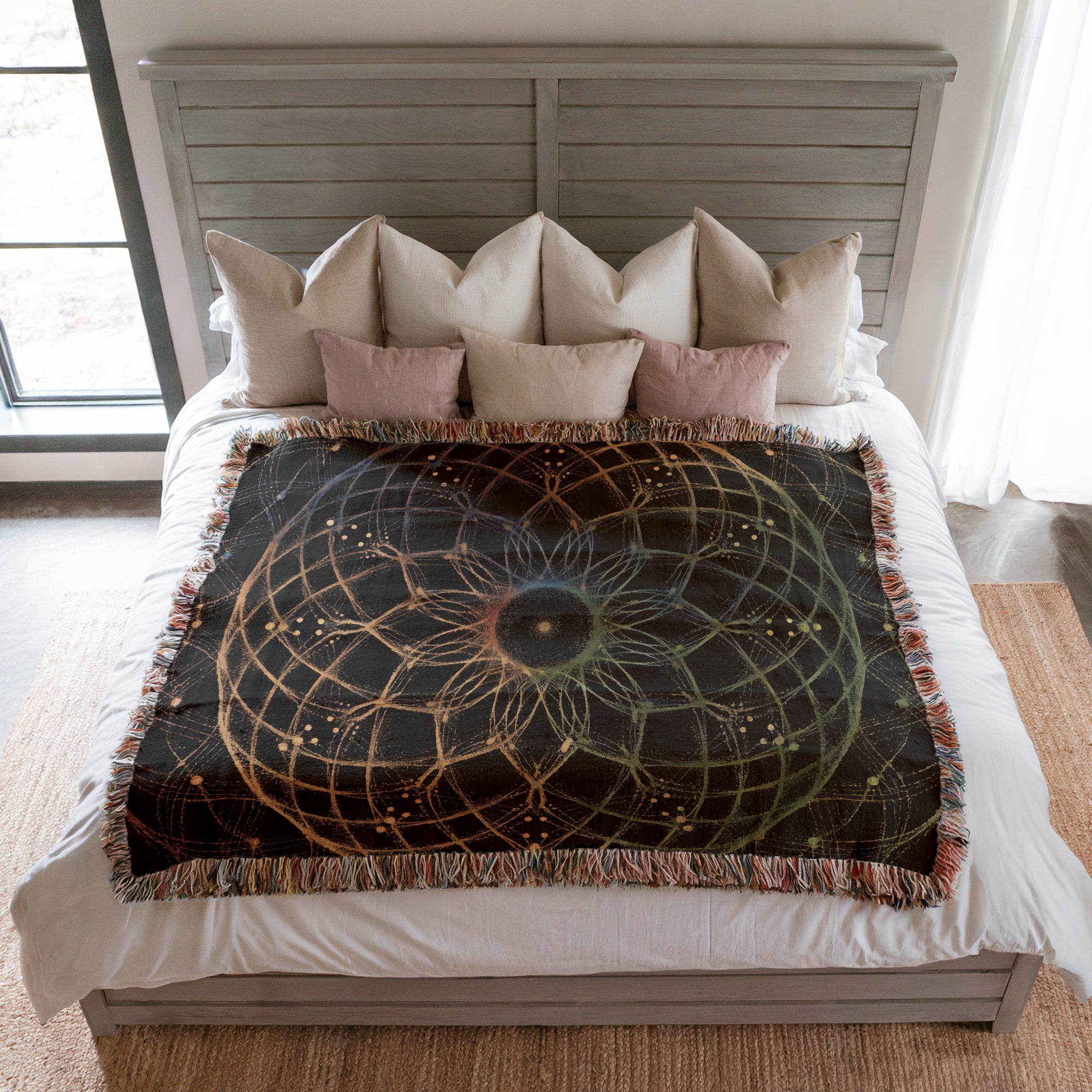Cymatics No. 18 — Woven Blanket