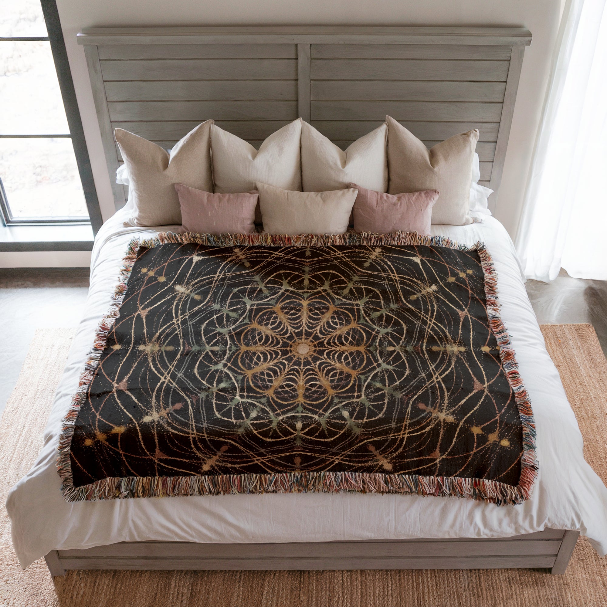 Cymatics No. 4 — Woven Blanket