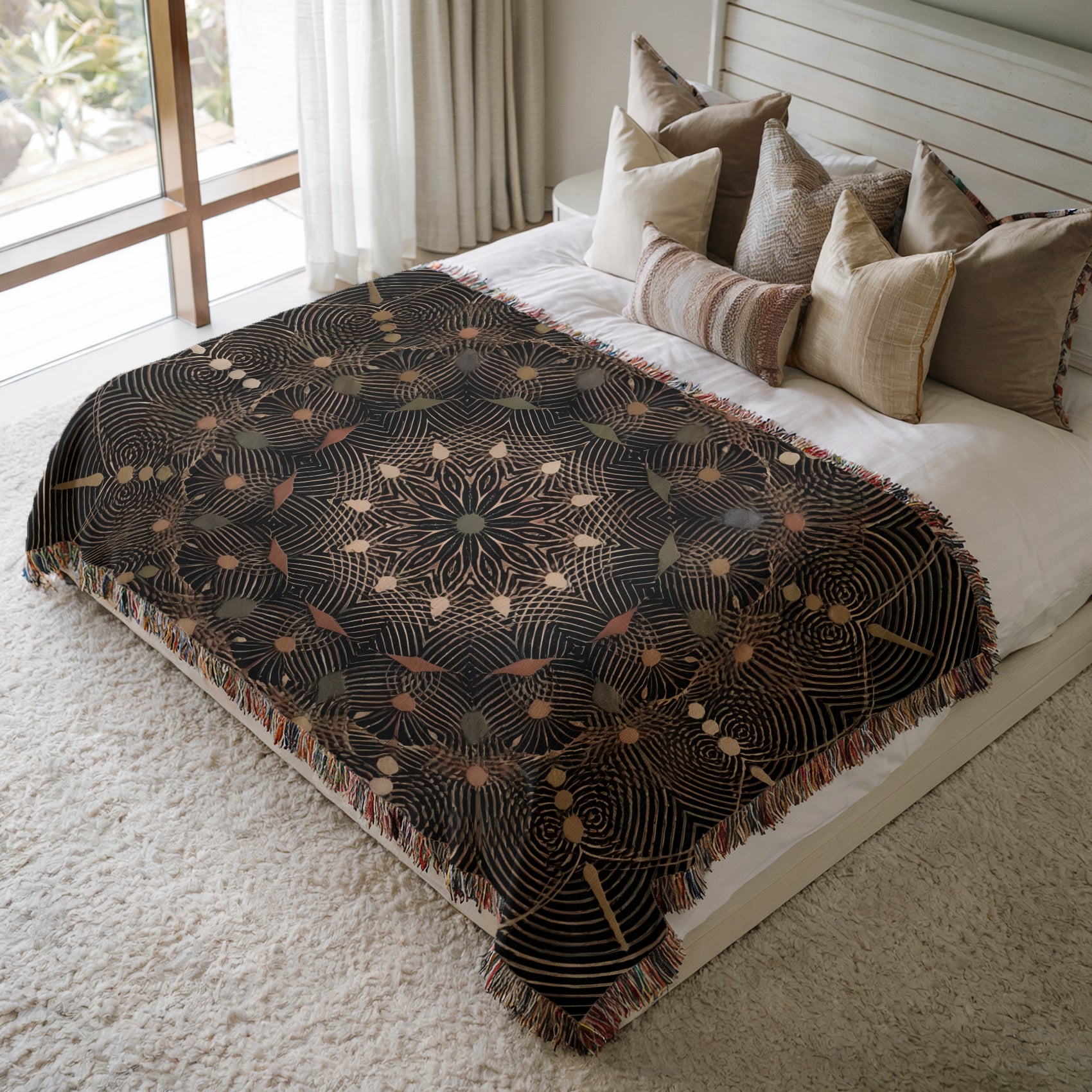 Cymatics No. 15 — Woven Blanket