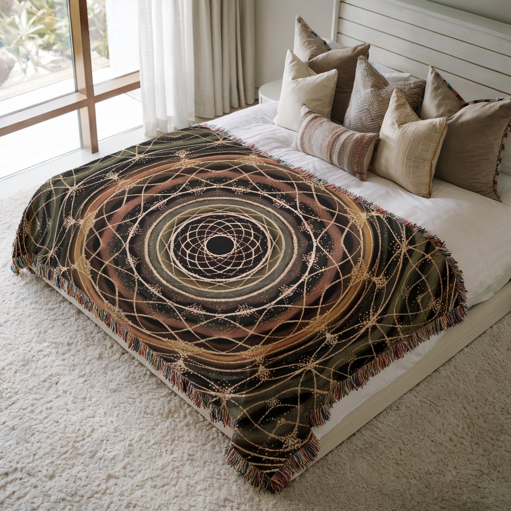 Cymatics No. 11 — Woven Blanket