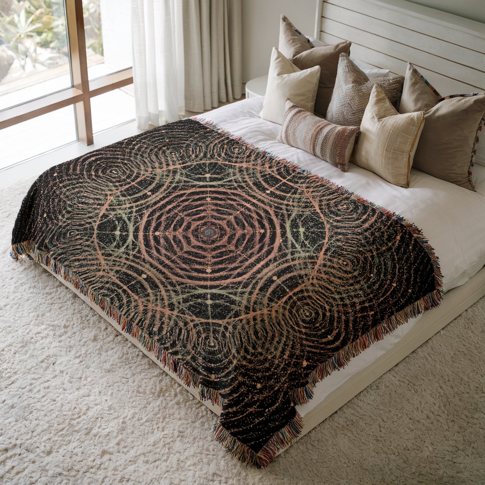 Cymatics No. 21 — Woven Blanket