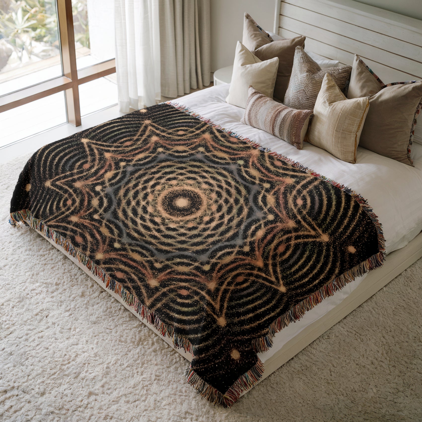 Cymatics No. 6 — Woven Blanket