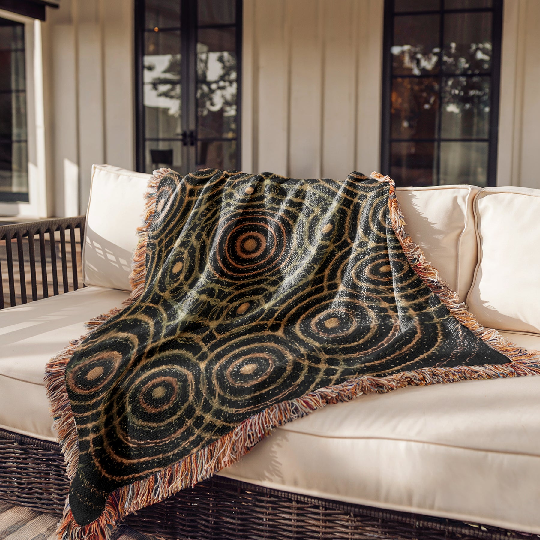 Cymatics No. 5 — Woven Blanket
