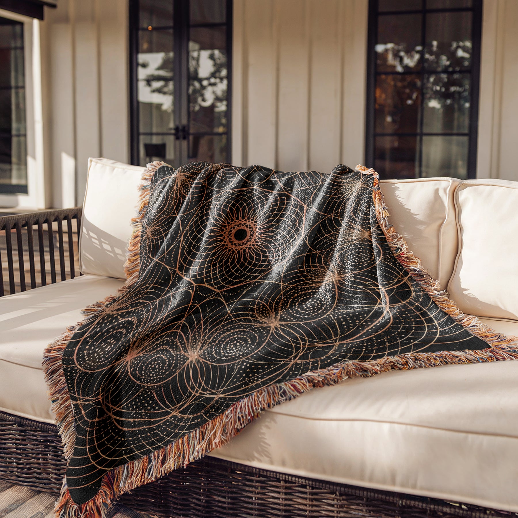 Cymatics No. 12 — Woven Blanket