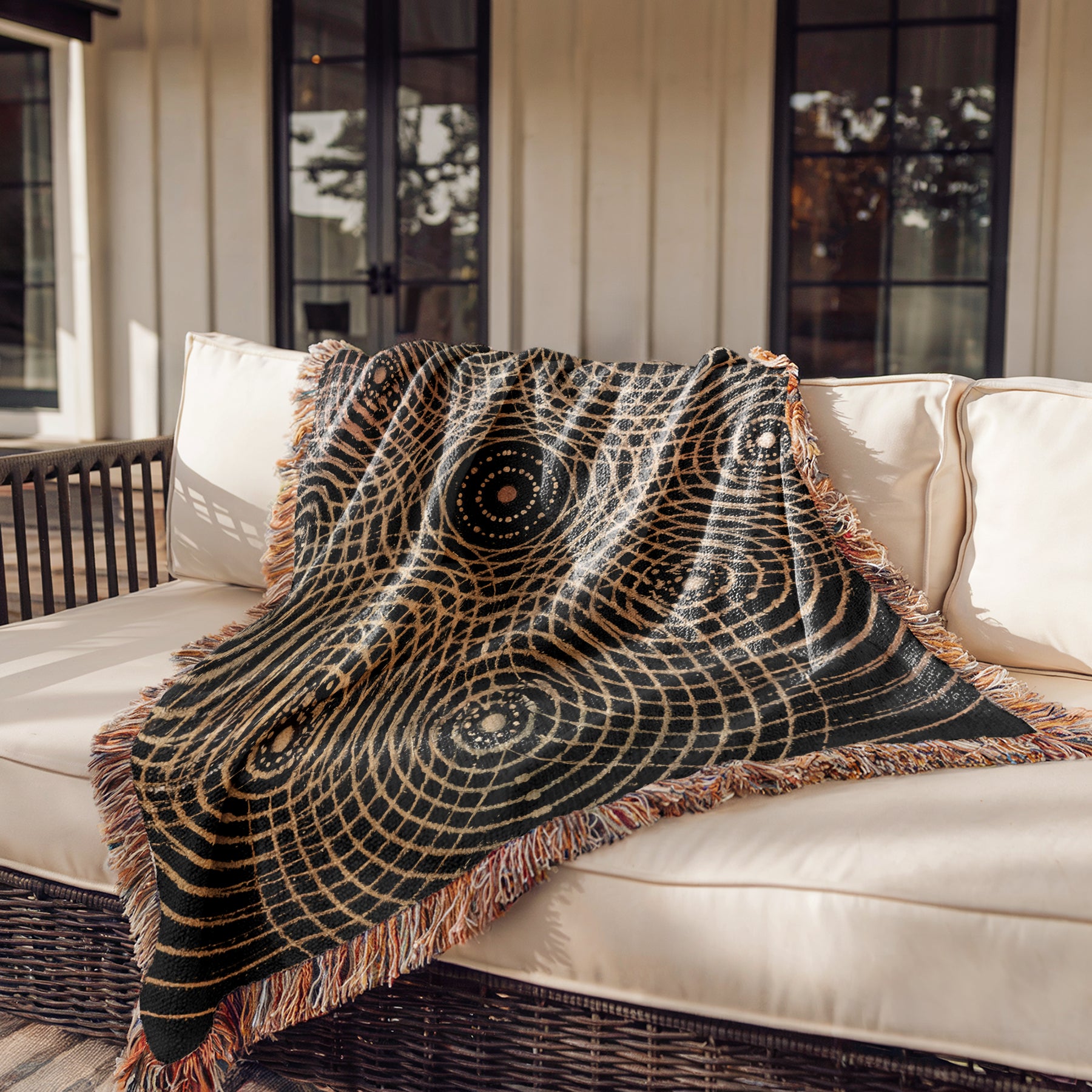 Cymatics No. 7 — Woven Blanket