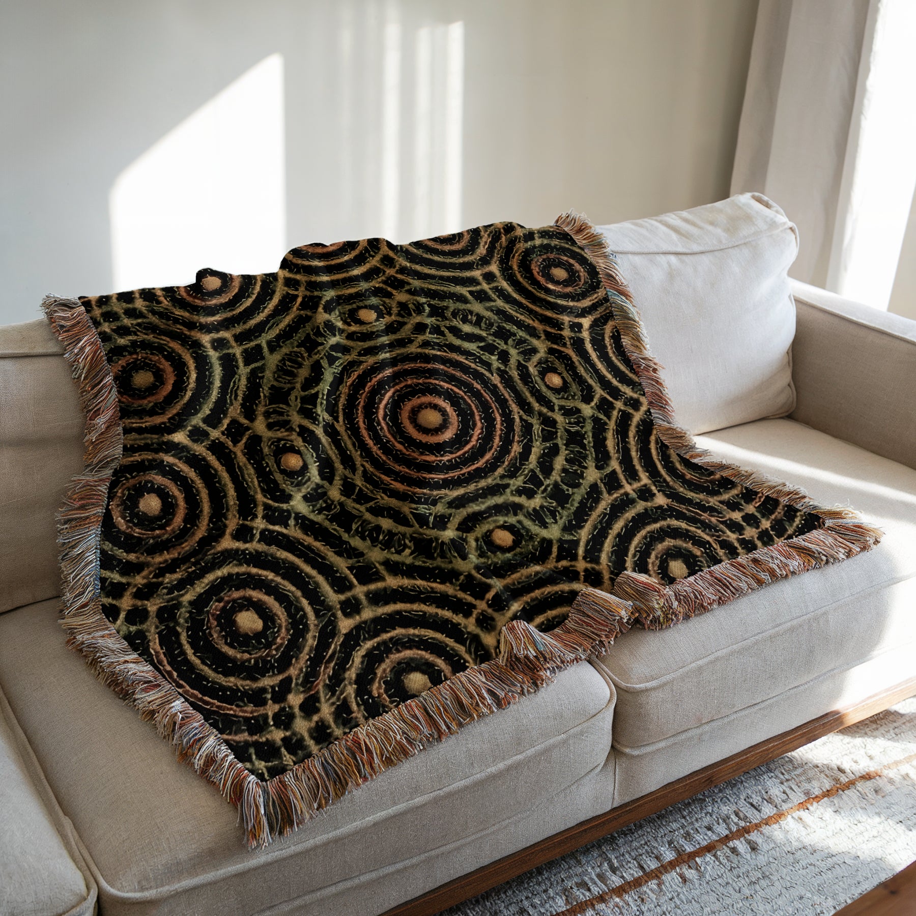 Cymatics No. 5 — Woven Blanket
