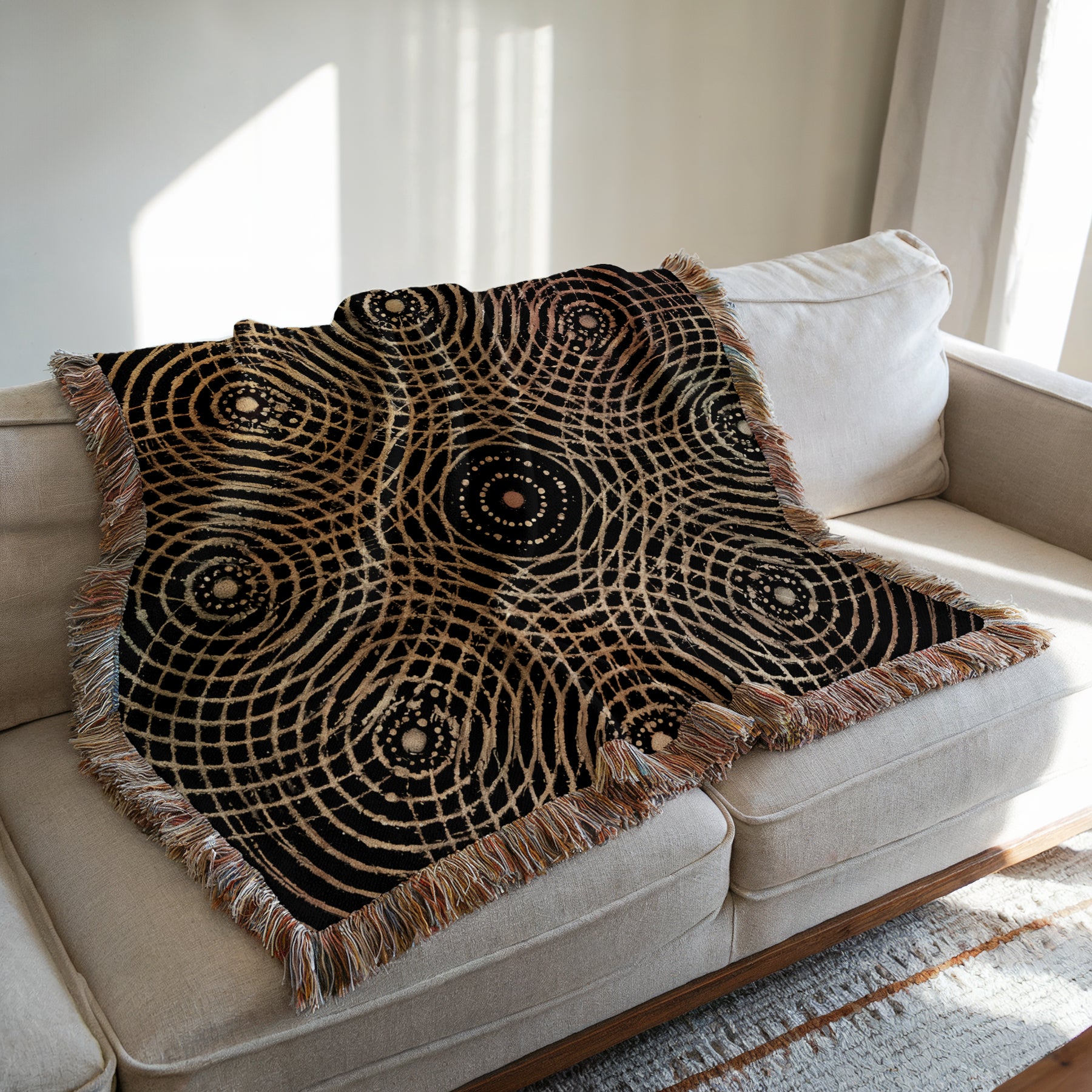 Cymatics No. 7 — Woven Blanket