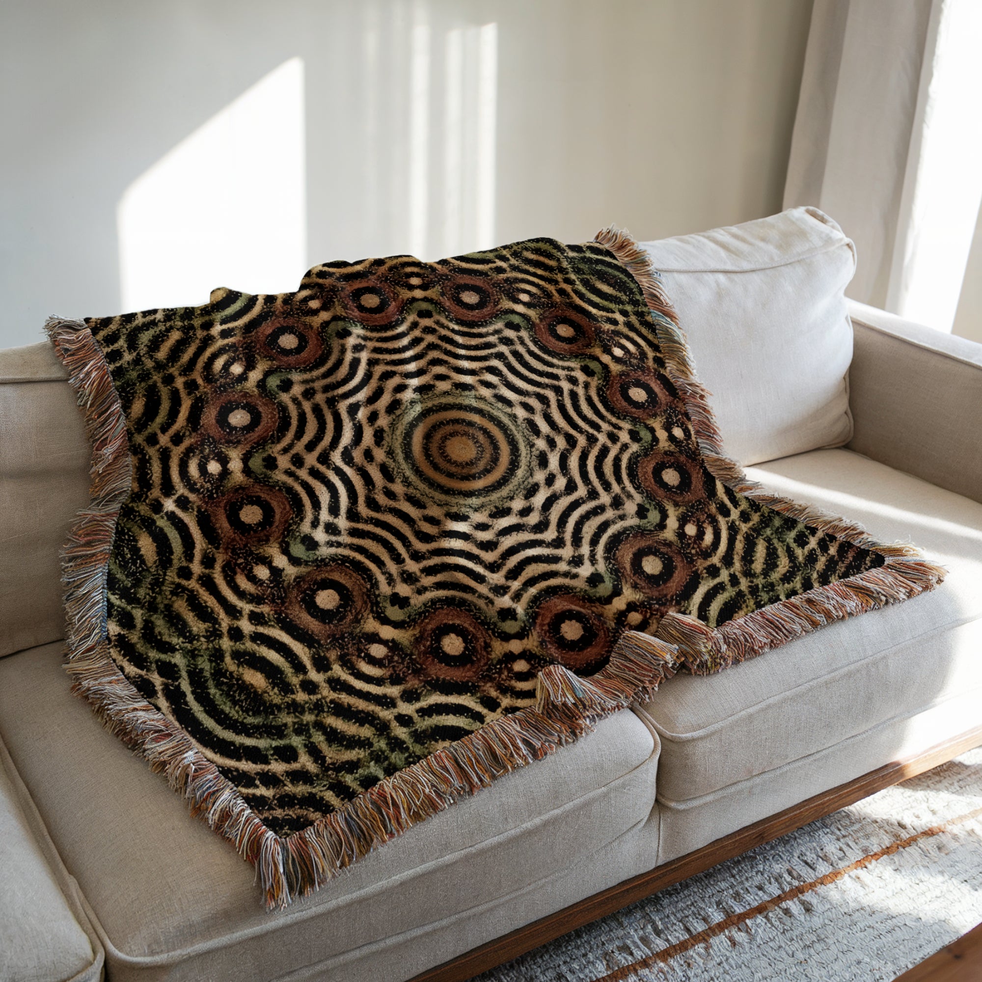 Cymatics No. 1 — Woven Blanket