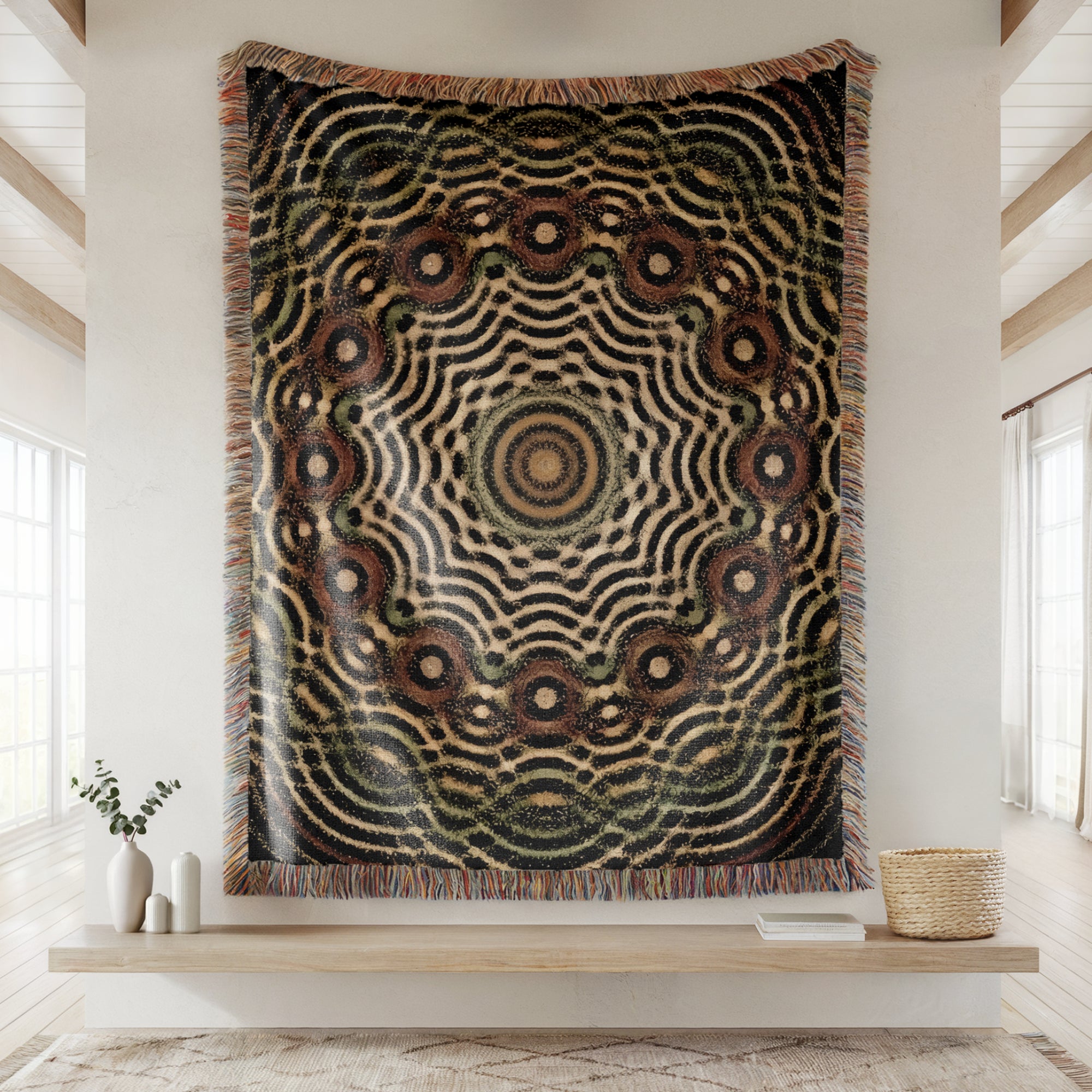 Cymatics No. 1 — Woven Blanket