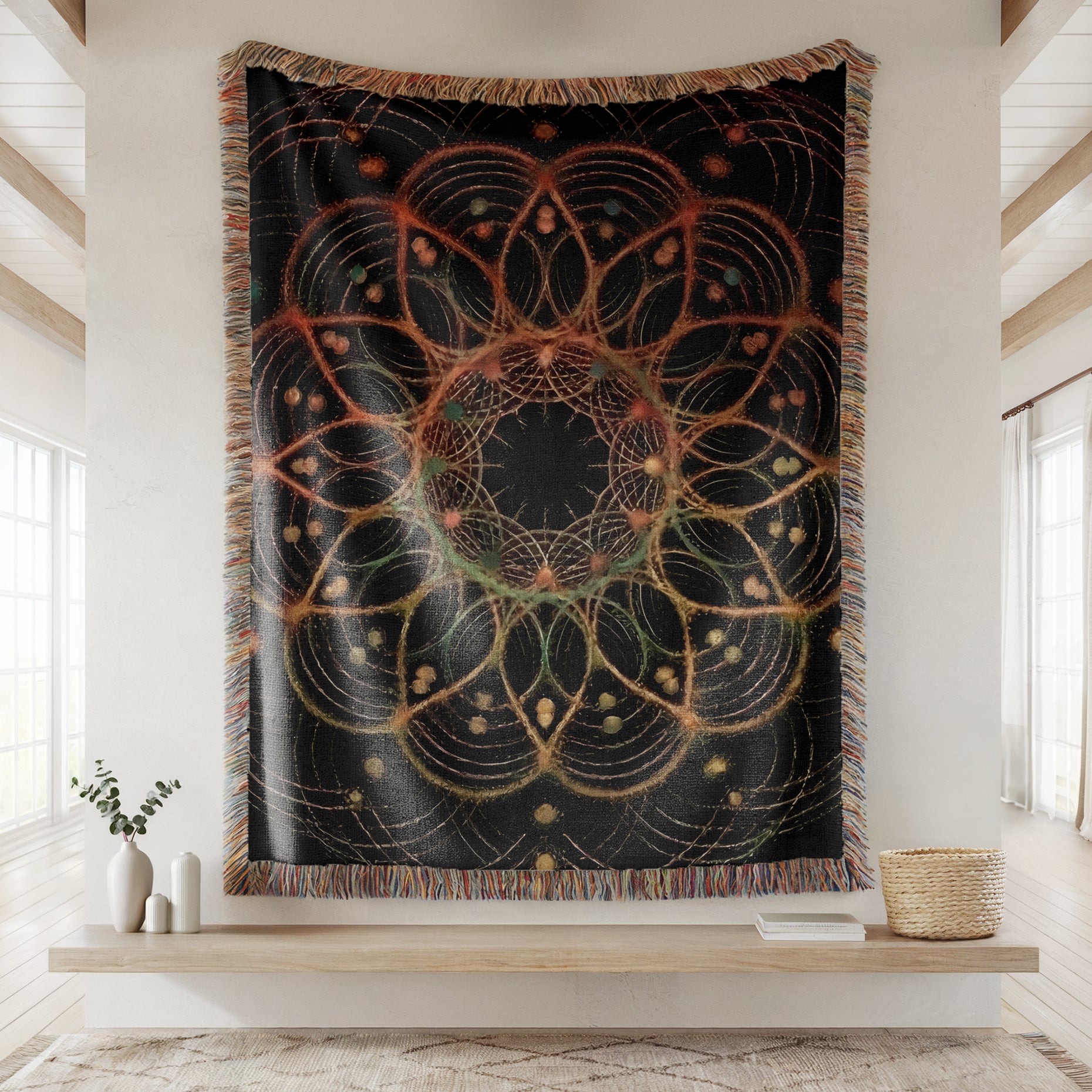 Cymatics No. 19 — Woven Blanket