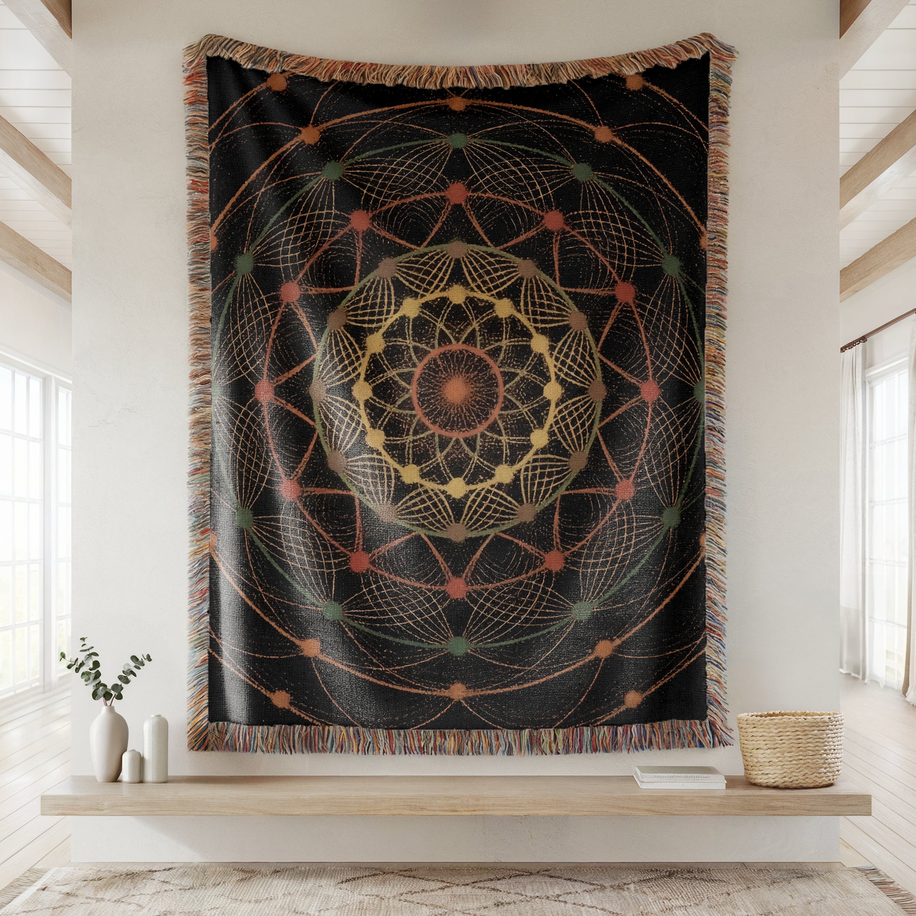 Cymatics No. 20 — Woven Blanket