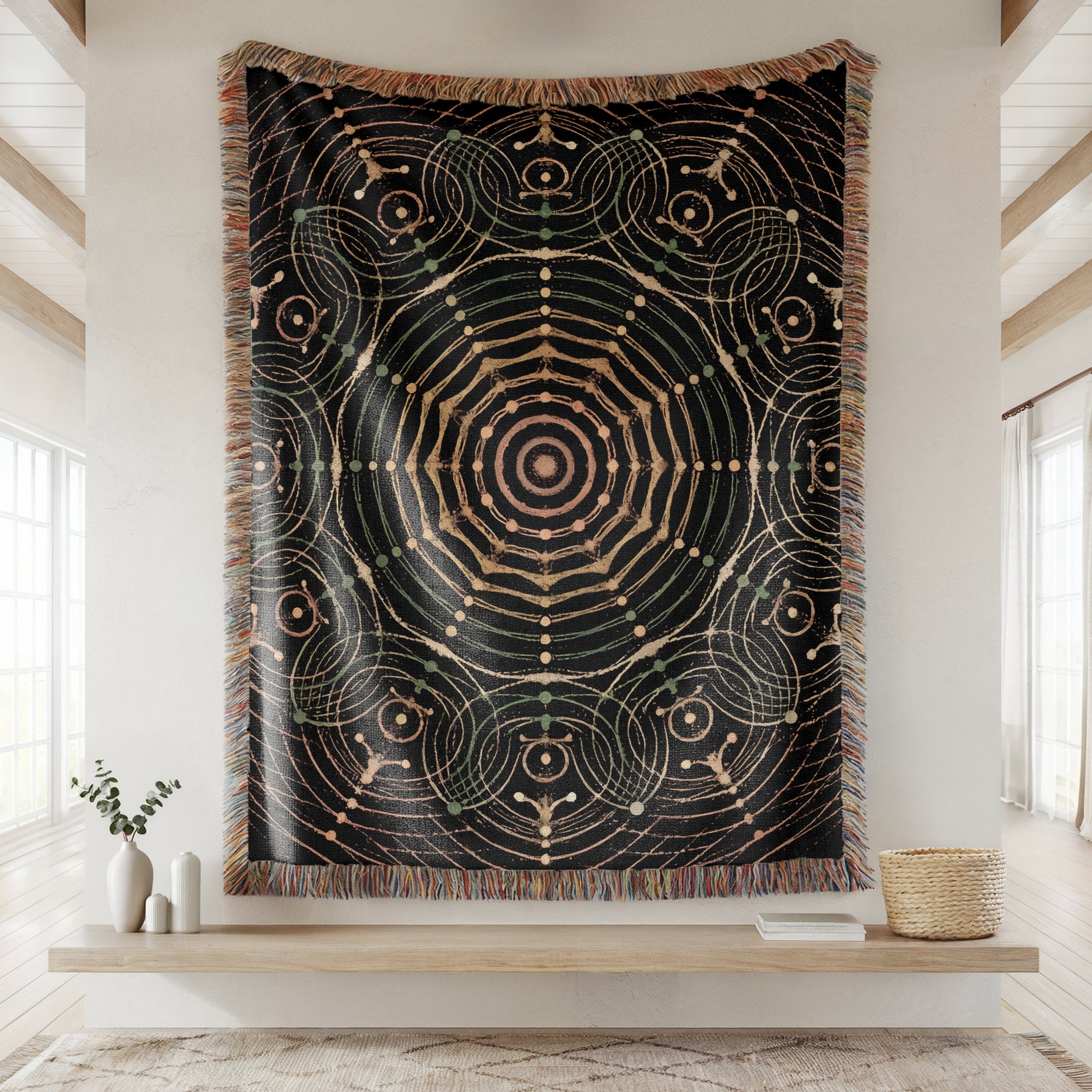 Cymatics No. 10 — Woven Blanket