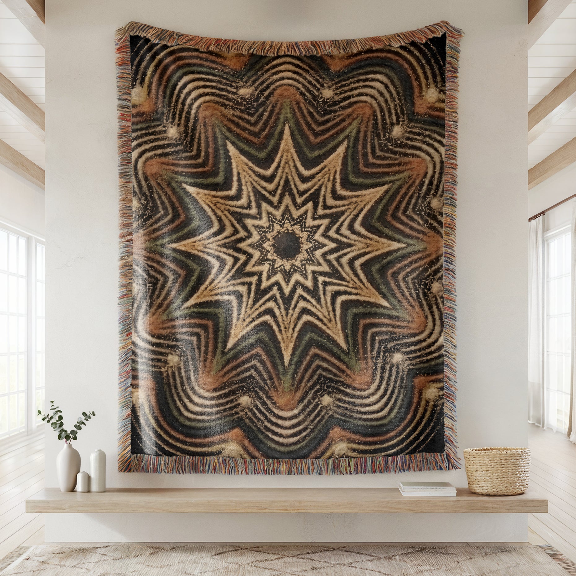 Cymatics No. 8 — Woven Blanket