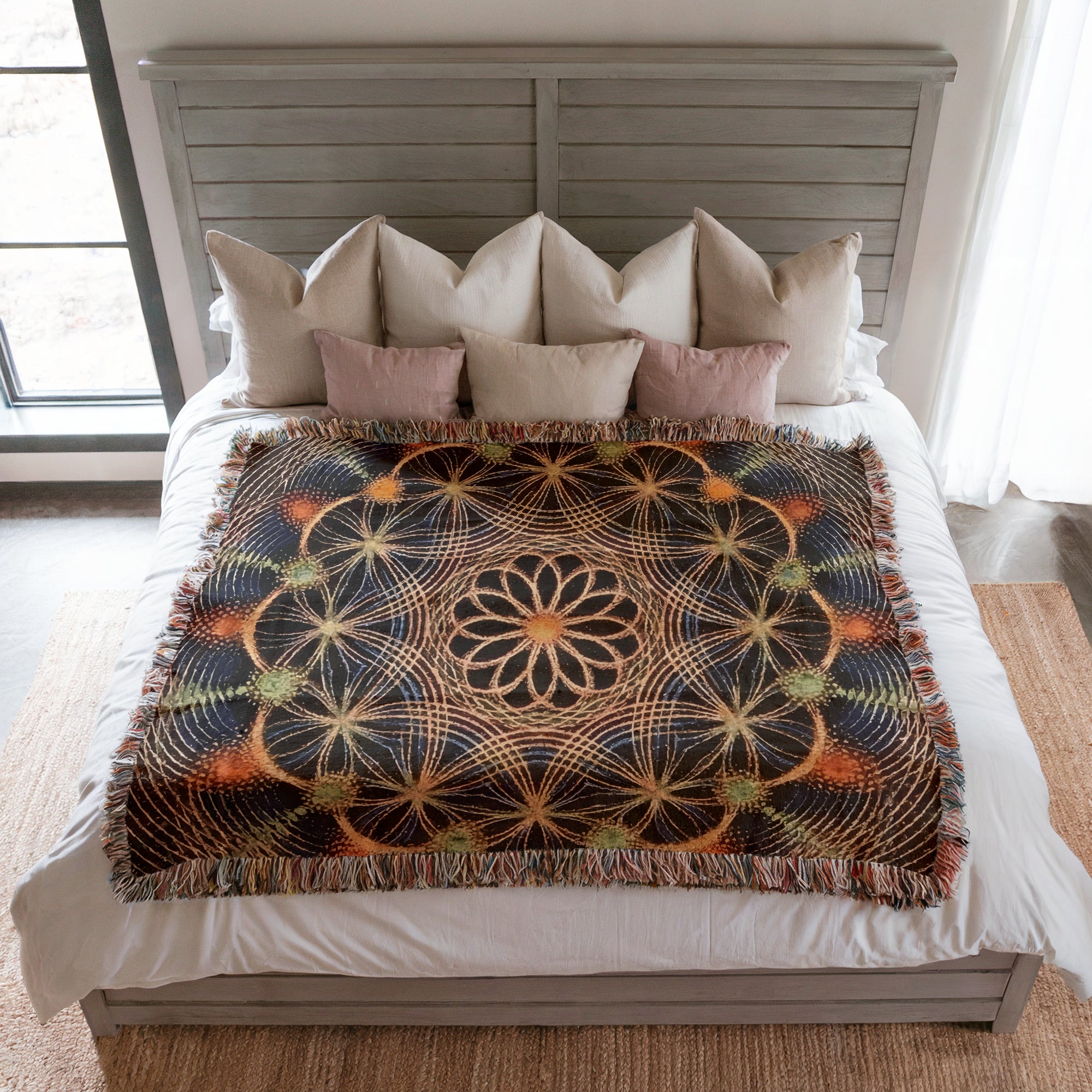 Cymatics No. 13 — Woven Blanket