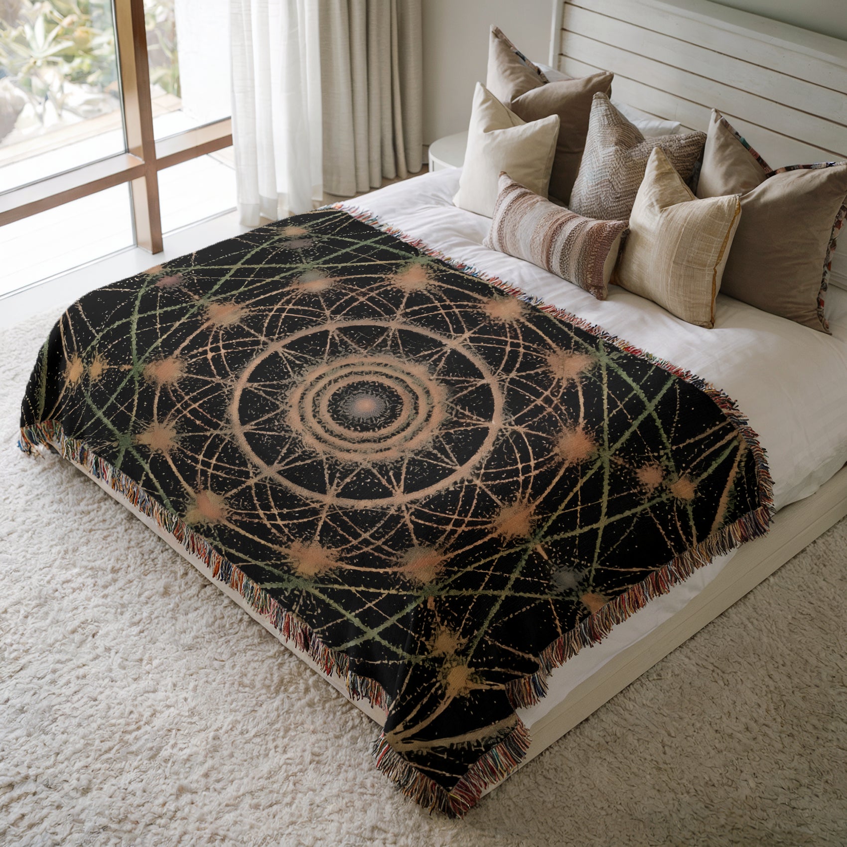 Cymatics No. 3 — Woven Blanket