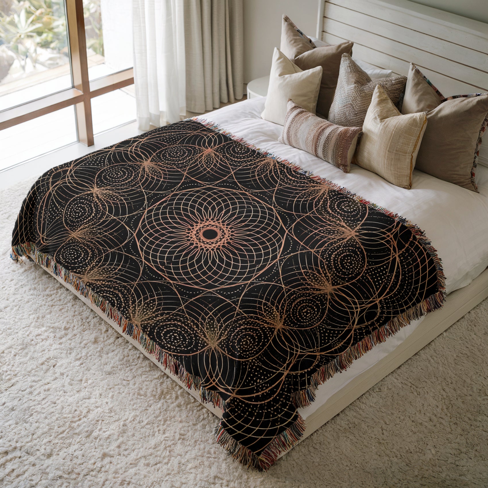Cymatics No. 12 — Woven Blanket