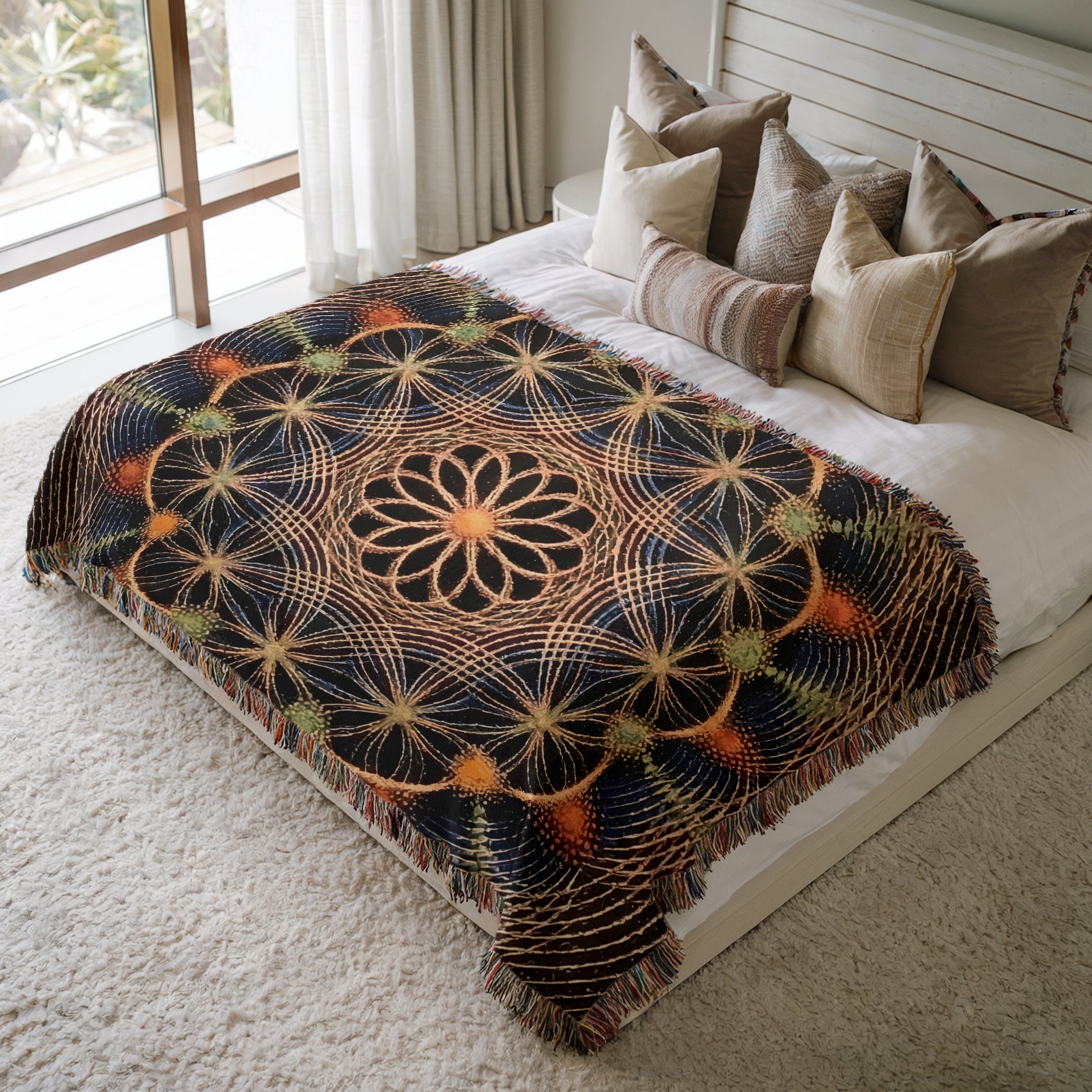 Cymatics No. 13 — Woven Blanket