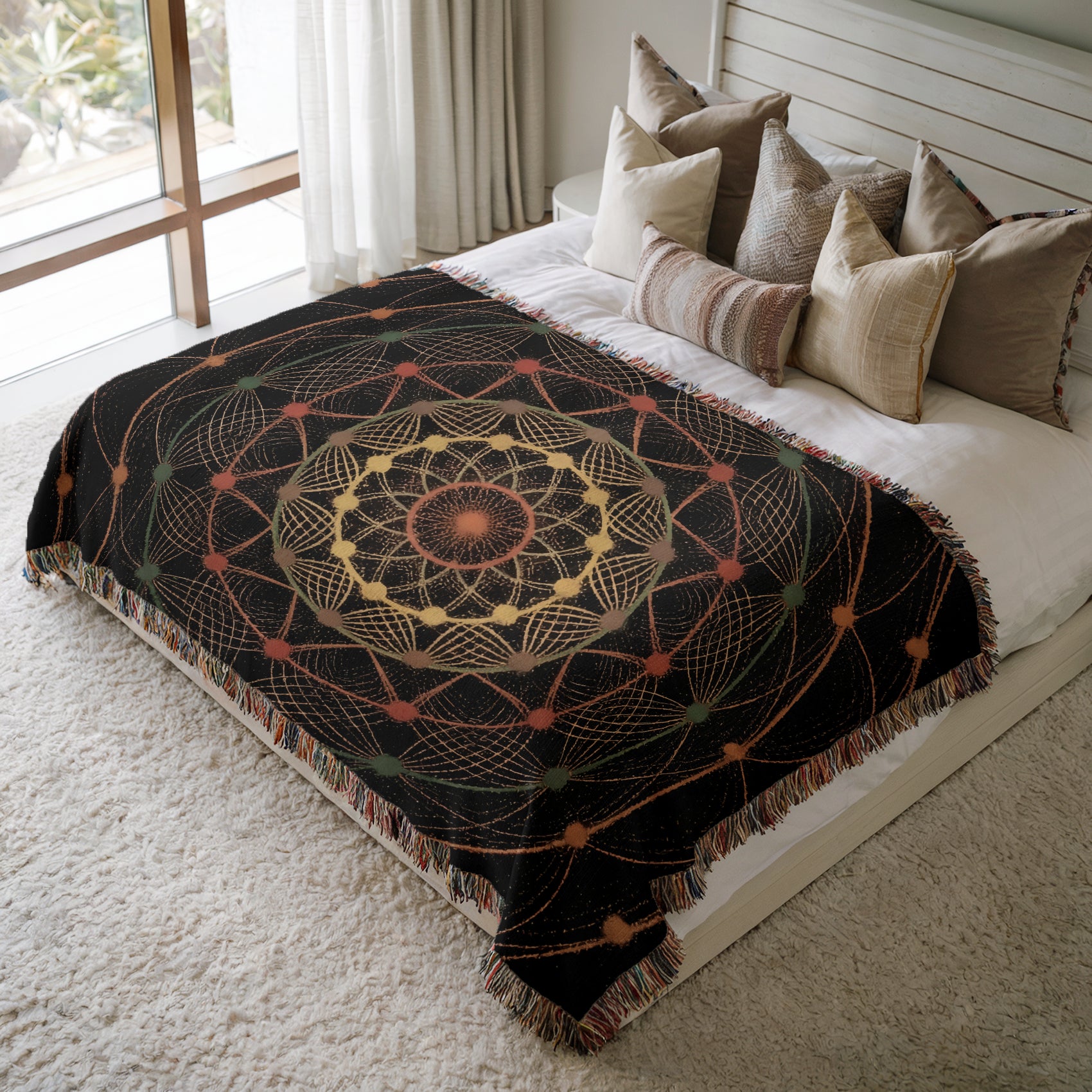 Cymatics No. 20 — Woven Blanket