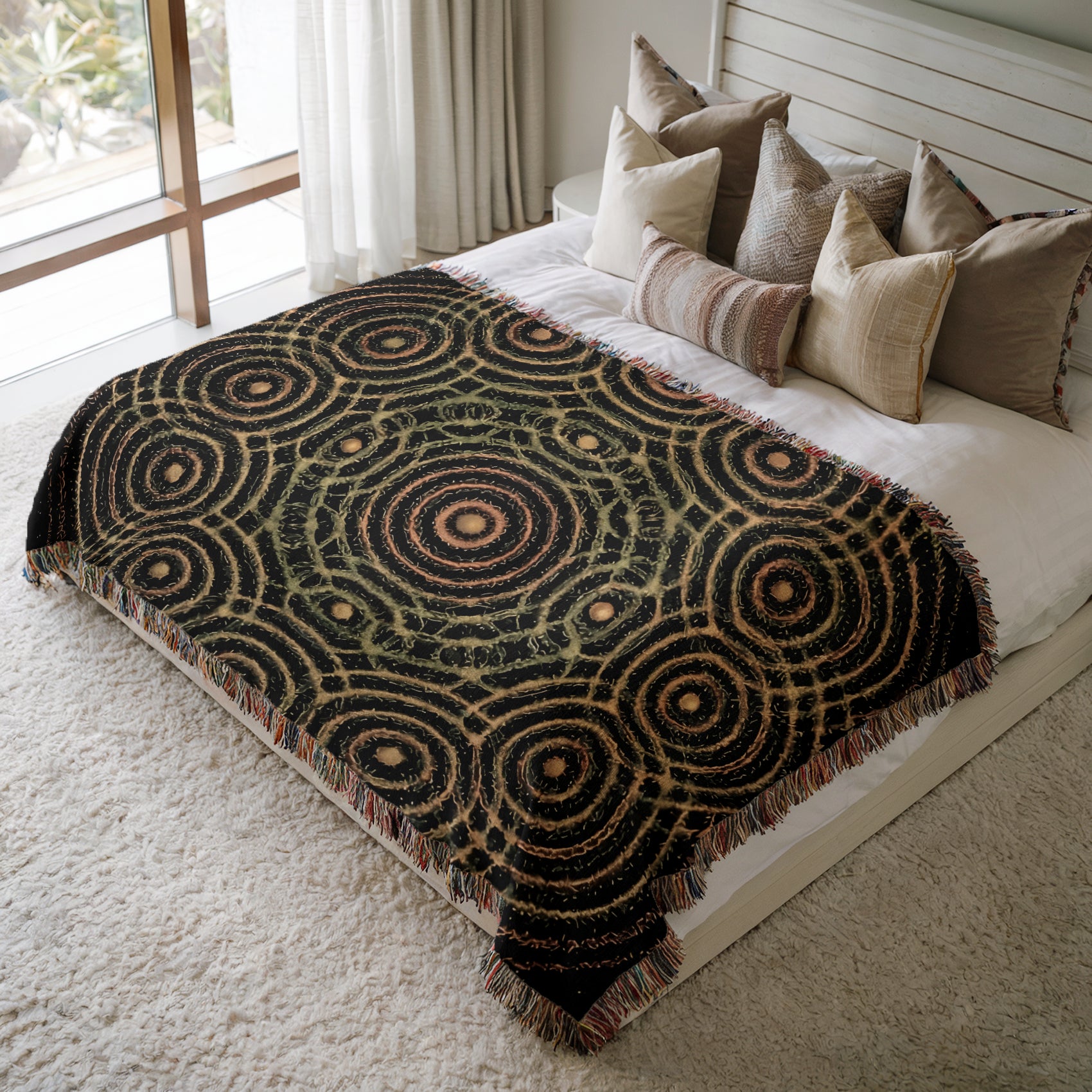 Cymatics No. 5 — Woven Blanket