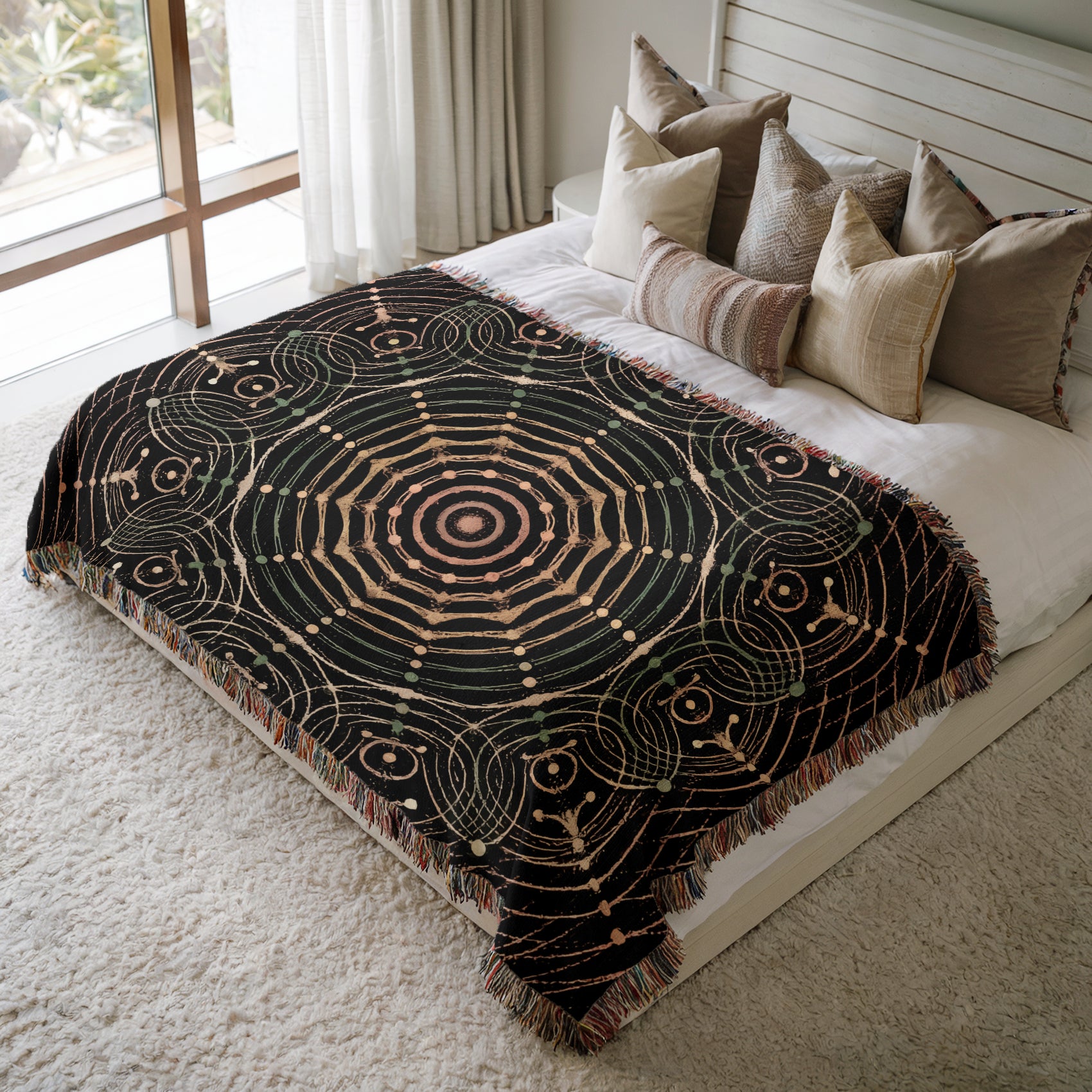 Cymatics No. 10 — Woven Blanket