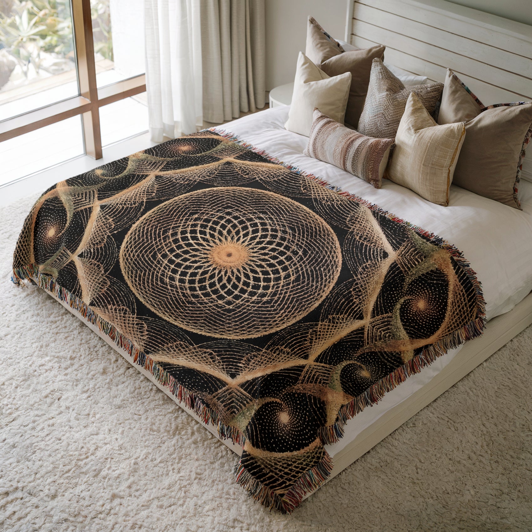 Cymatics No. 14 — Woven Blanket
