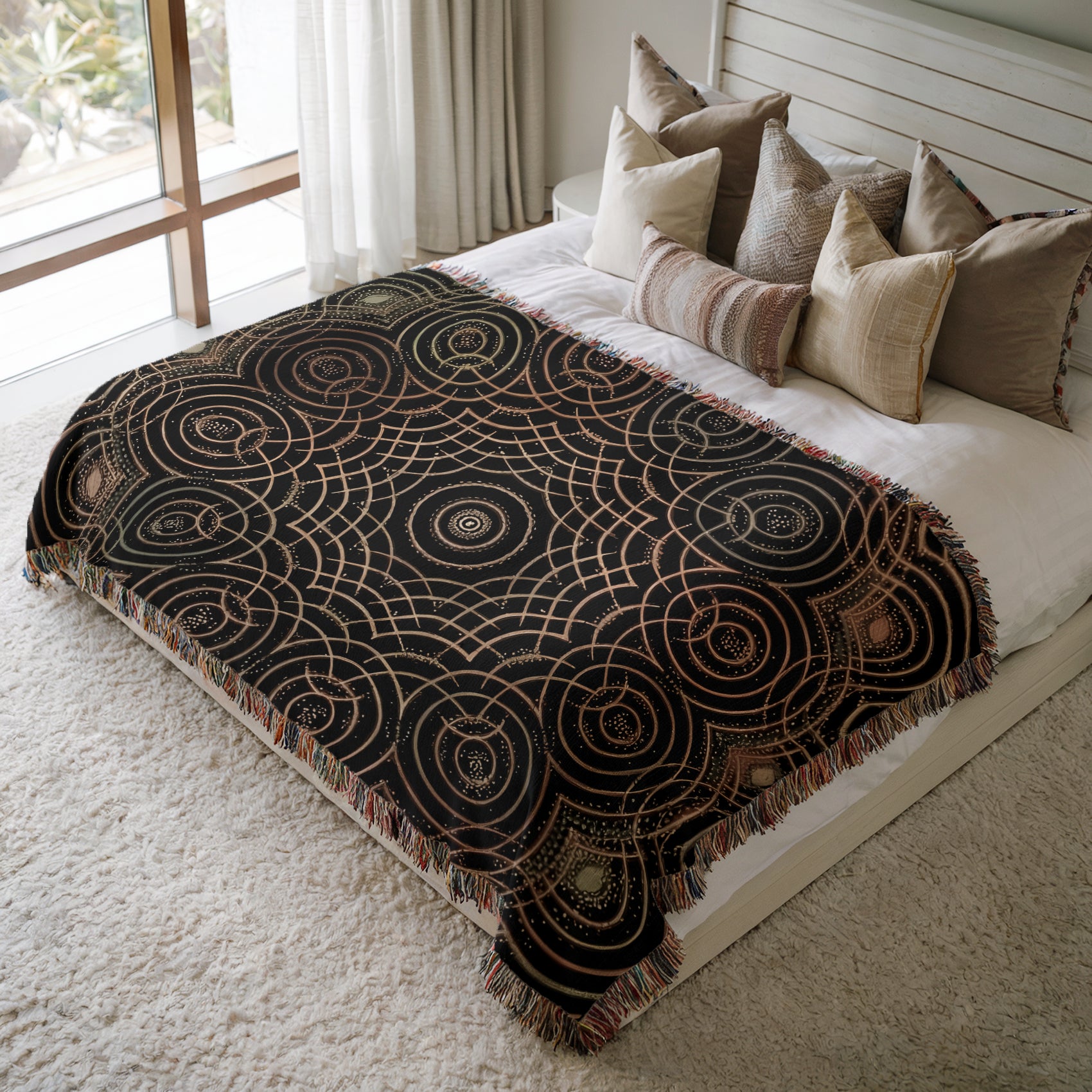 Cymatics No. 16 — Woven Blanket