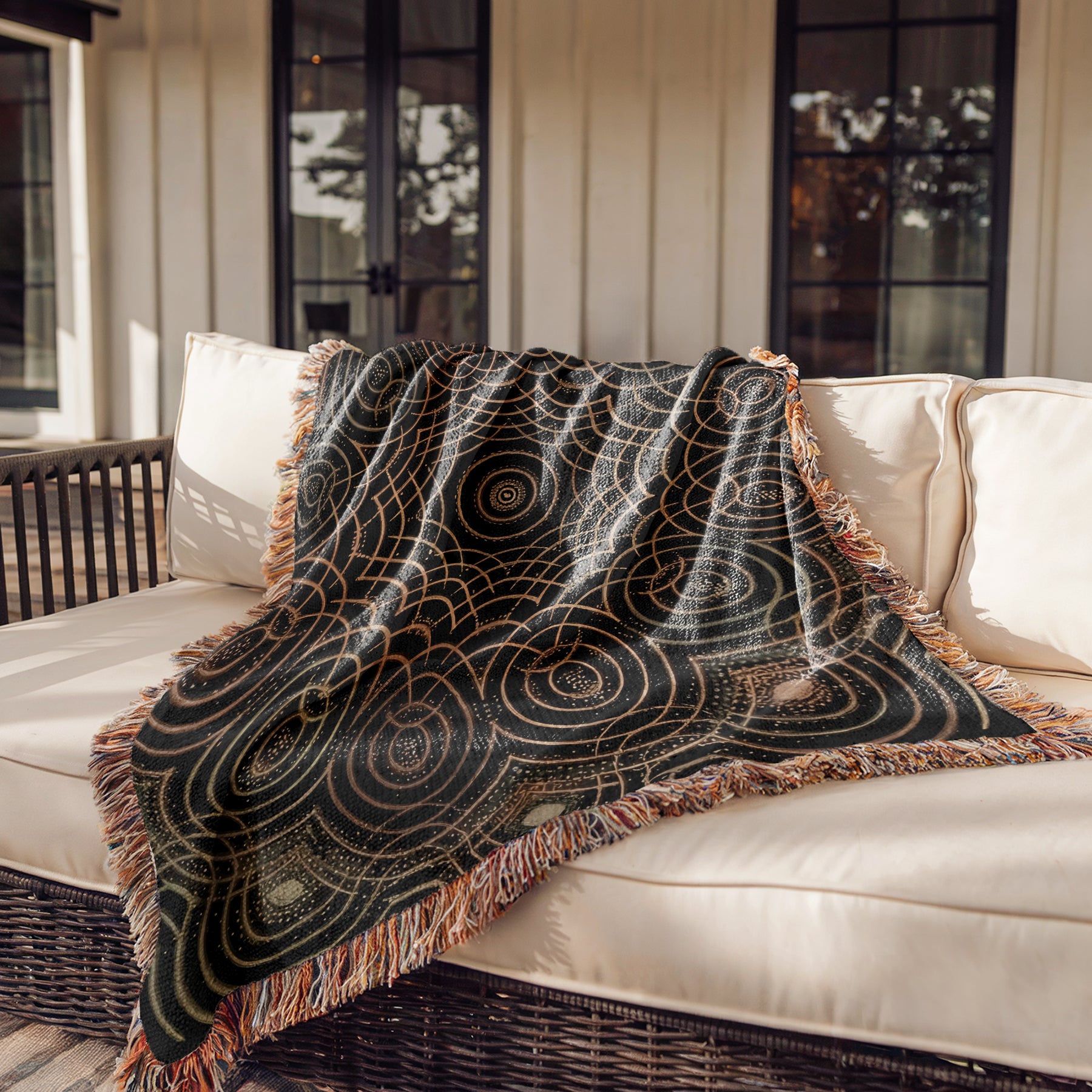 Cymatics No. 16 — Woven Blanket