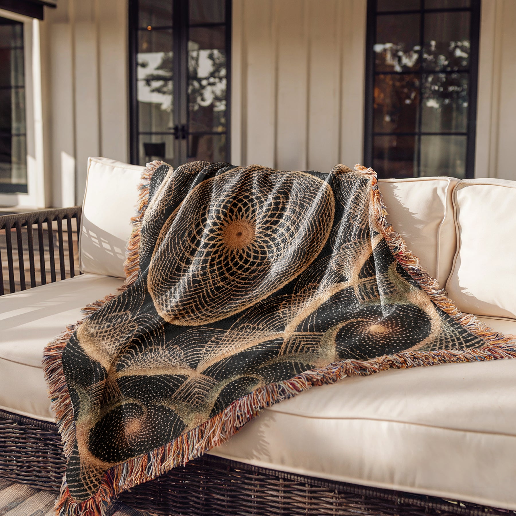 Cymatics No. 14 — Woven Blanket