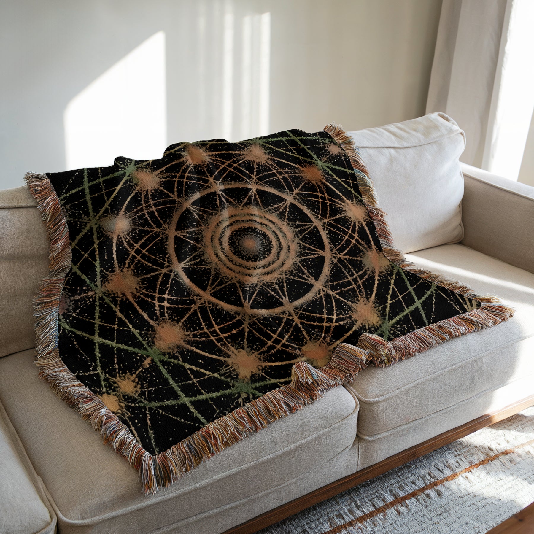 Cymatics No. 3 — Woven Blanket
