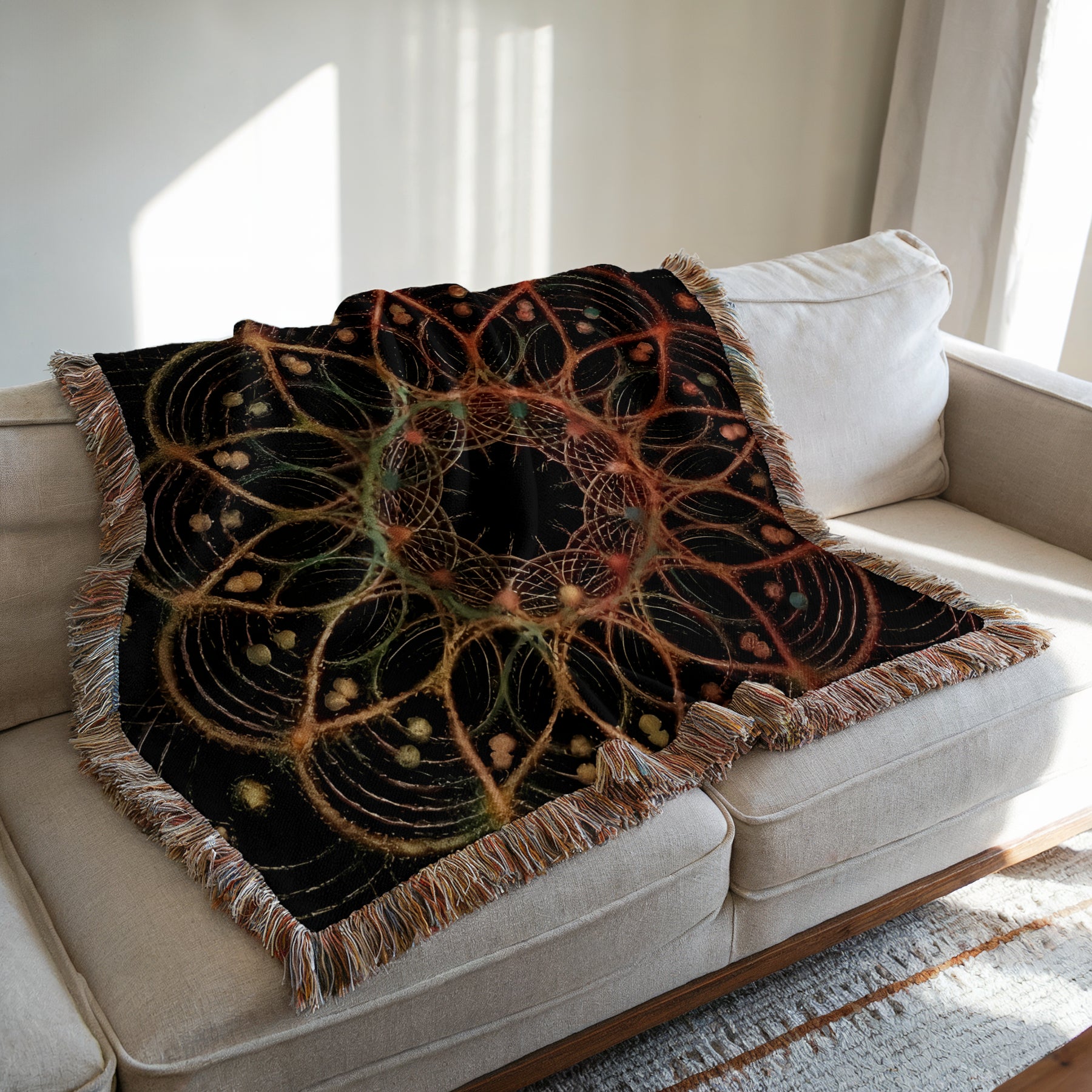 Cymatics No. 19 — Woven Blanket
