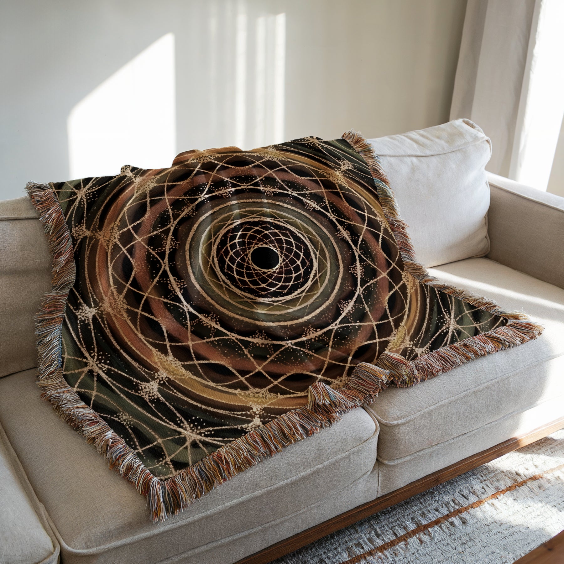 Cymatics No. 11 — Woven Blanket