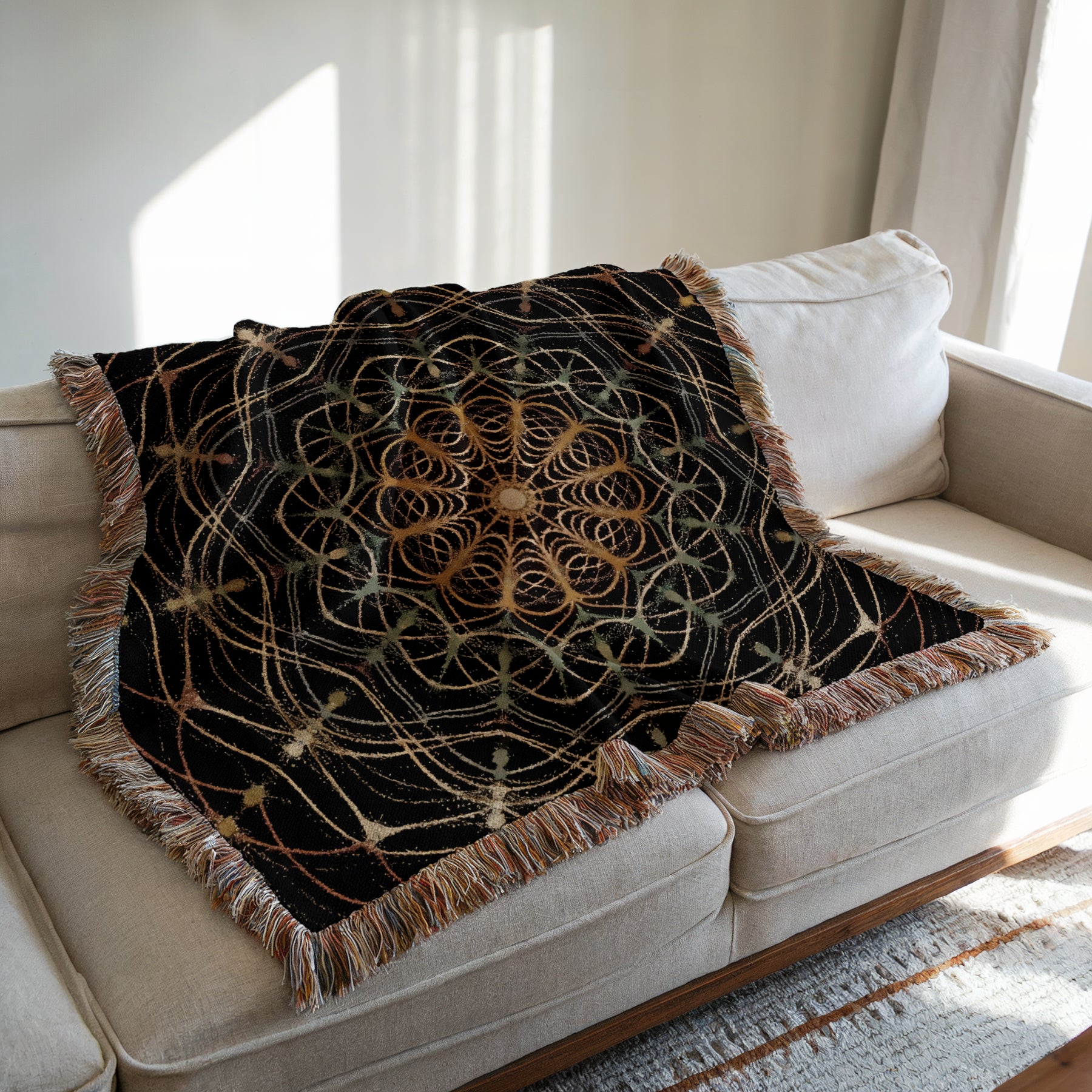 Cymatics No. 4 — Woven Blanket