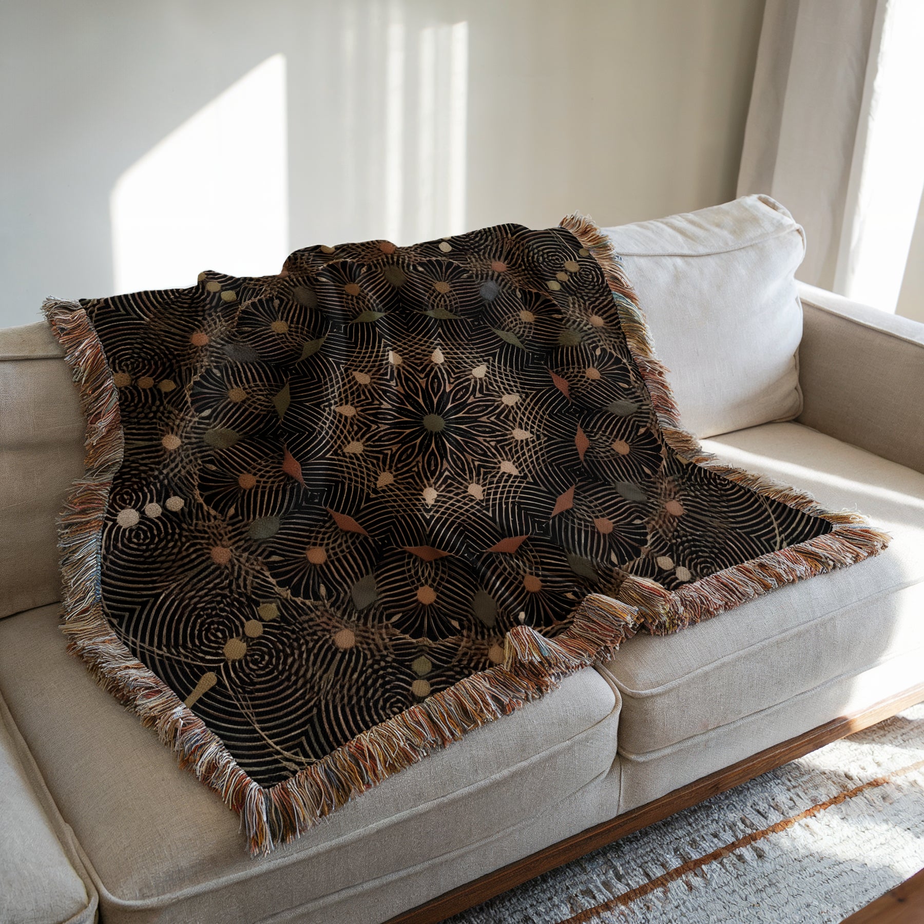 Cymatics No. 15 — Woven Blanket