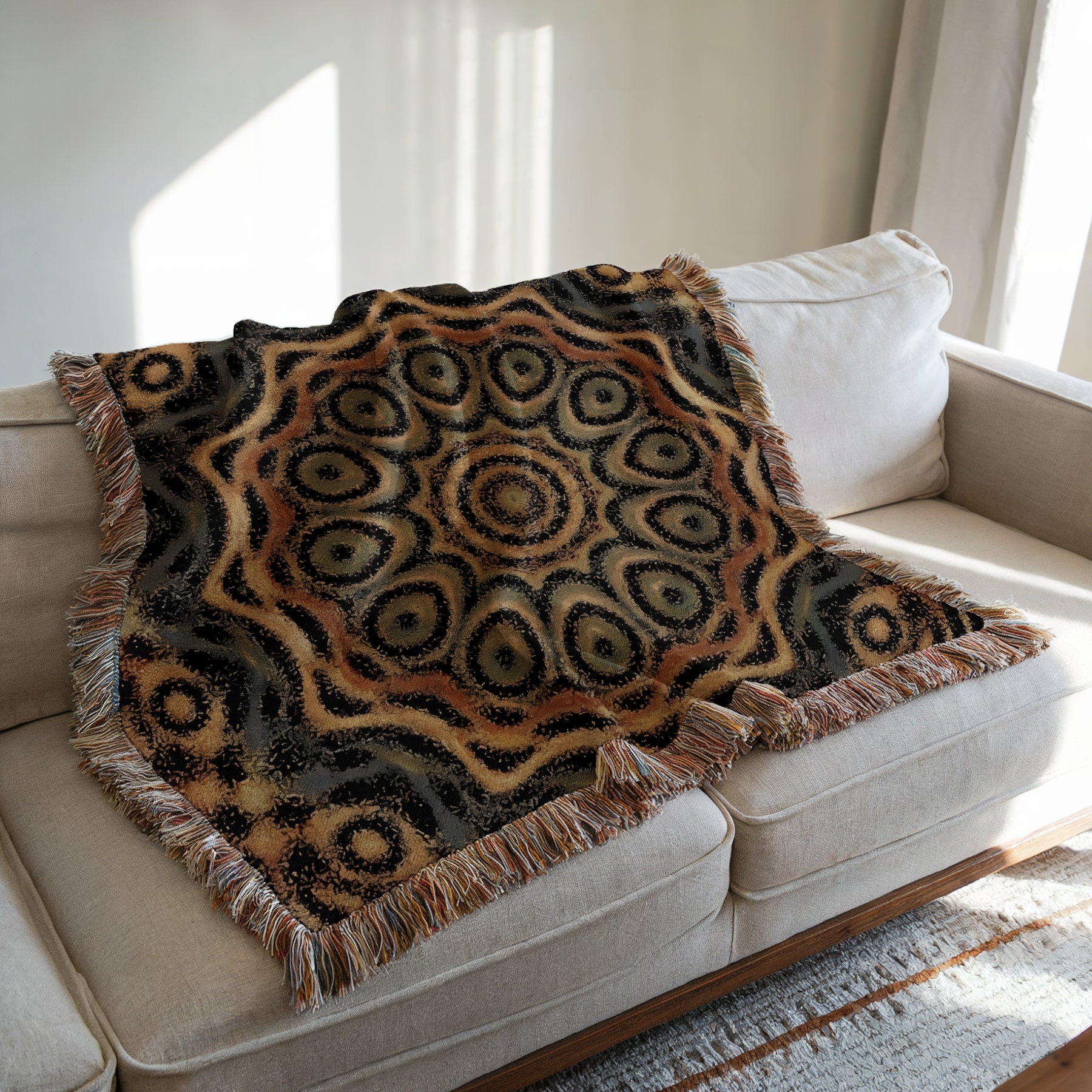 Cymatics No. 17 — Woven Blanket