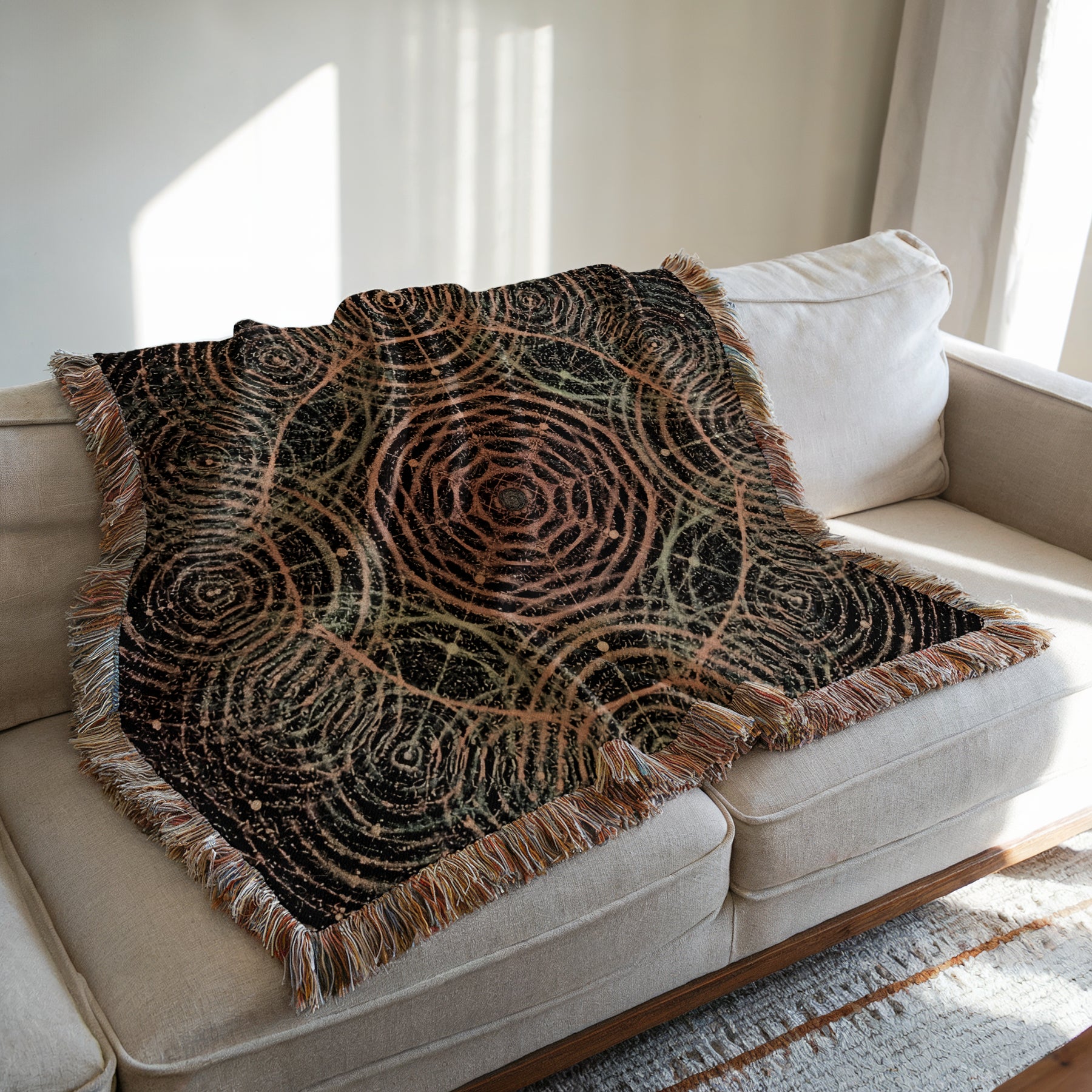 Cymatics No. 21 — Woven Blanket
