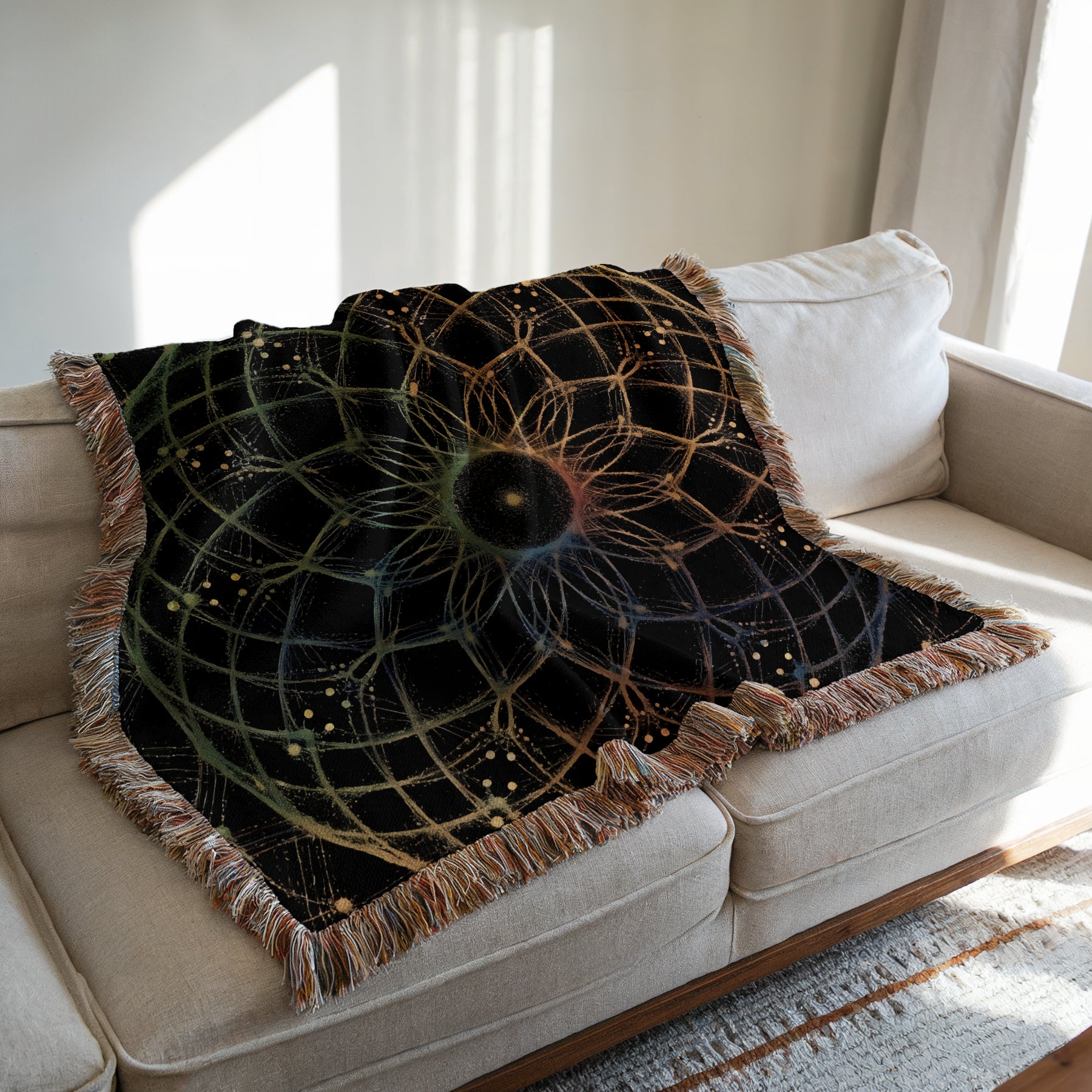 Cymatics No. 18 — Woven Blanket