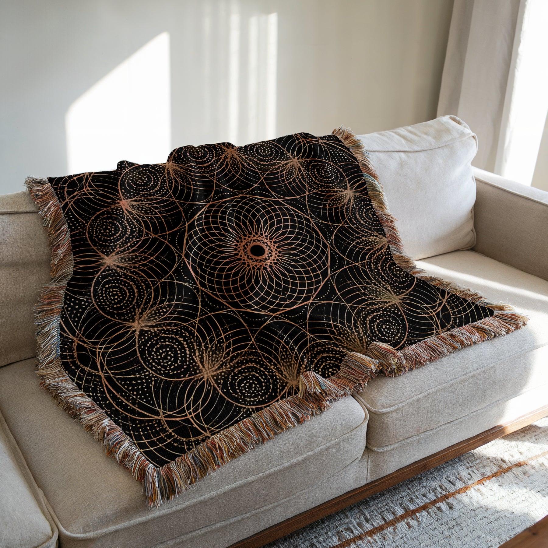 Cymatics No. 12 — Woven Blanket