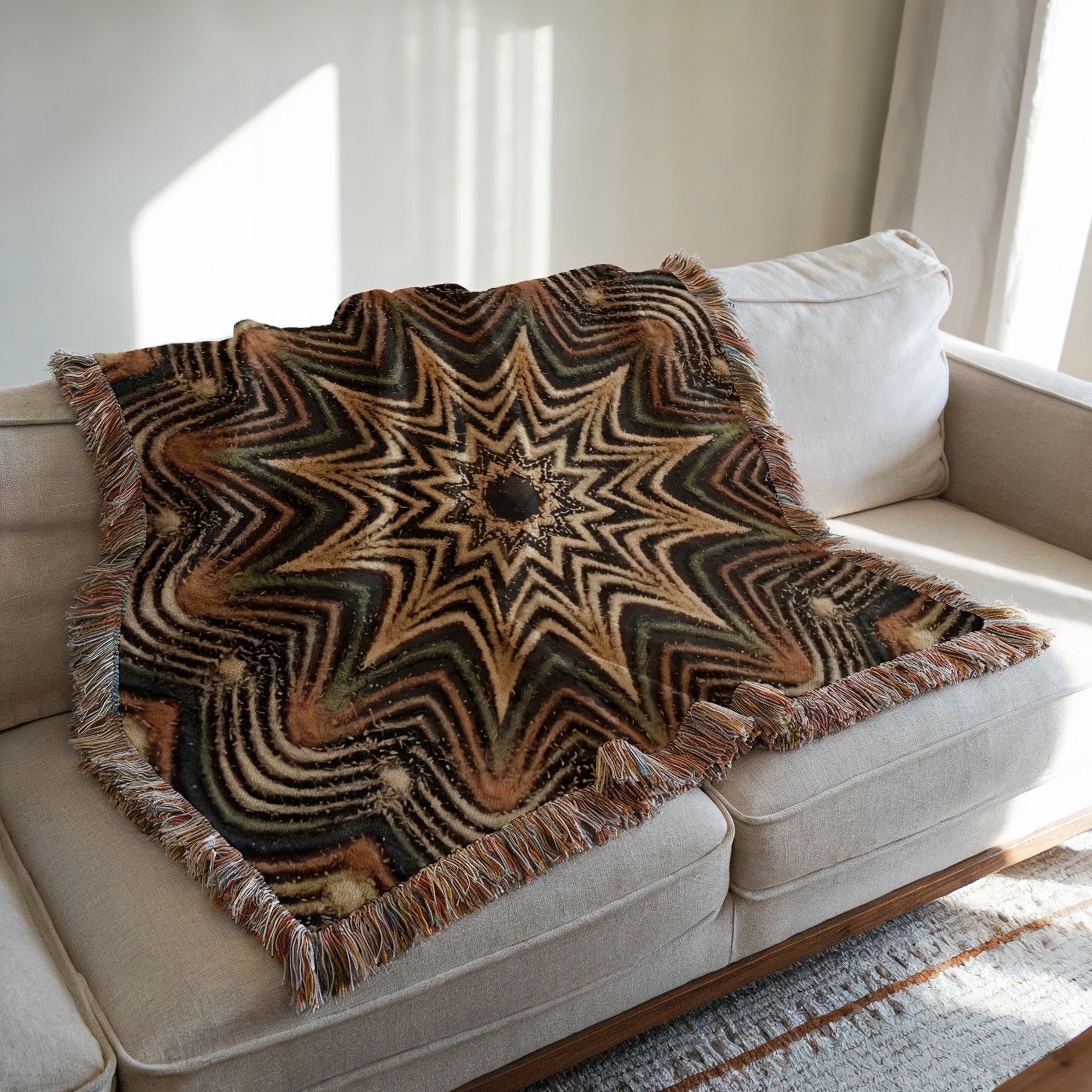 Cymatics No. 8 — Woven Blanket