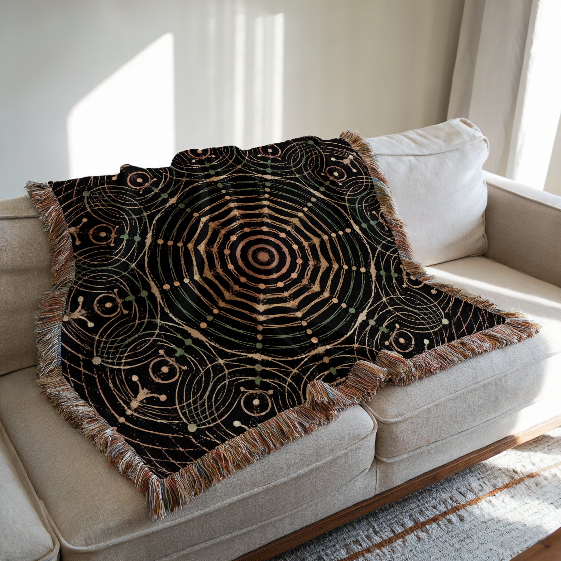 Cymatics No. 10 — Woven Blanket